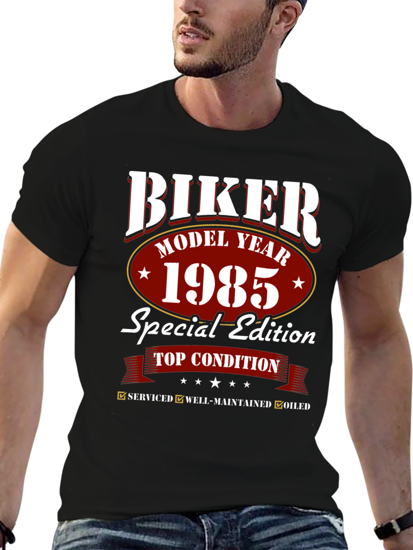 Biker Model Year 1985 Special Edition T-Shirt