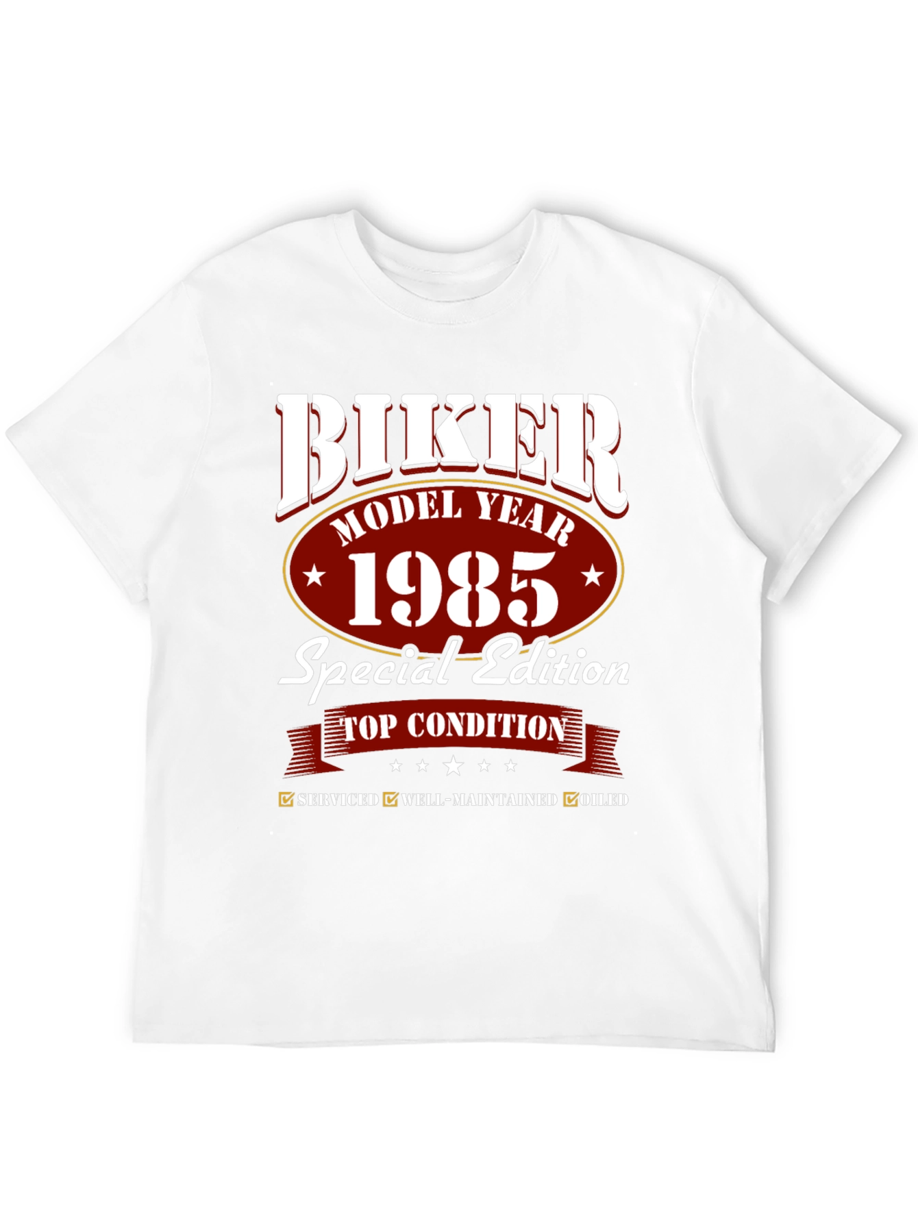 Biker Model Year 1985 Special Edition T-Shirt
