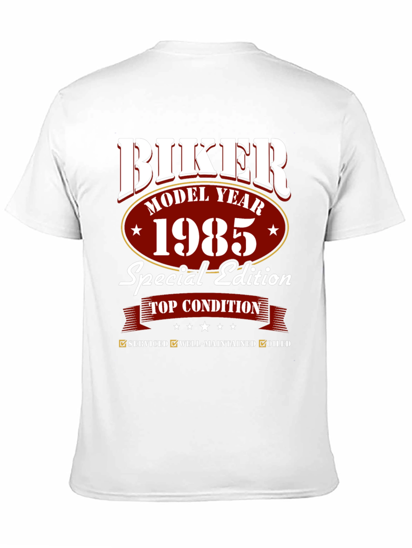 Biker Model Year 1985 Special Edition T-Shirt