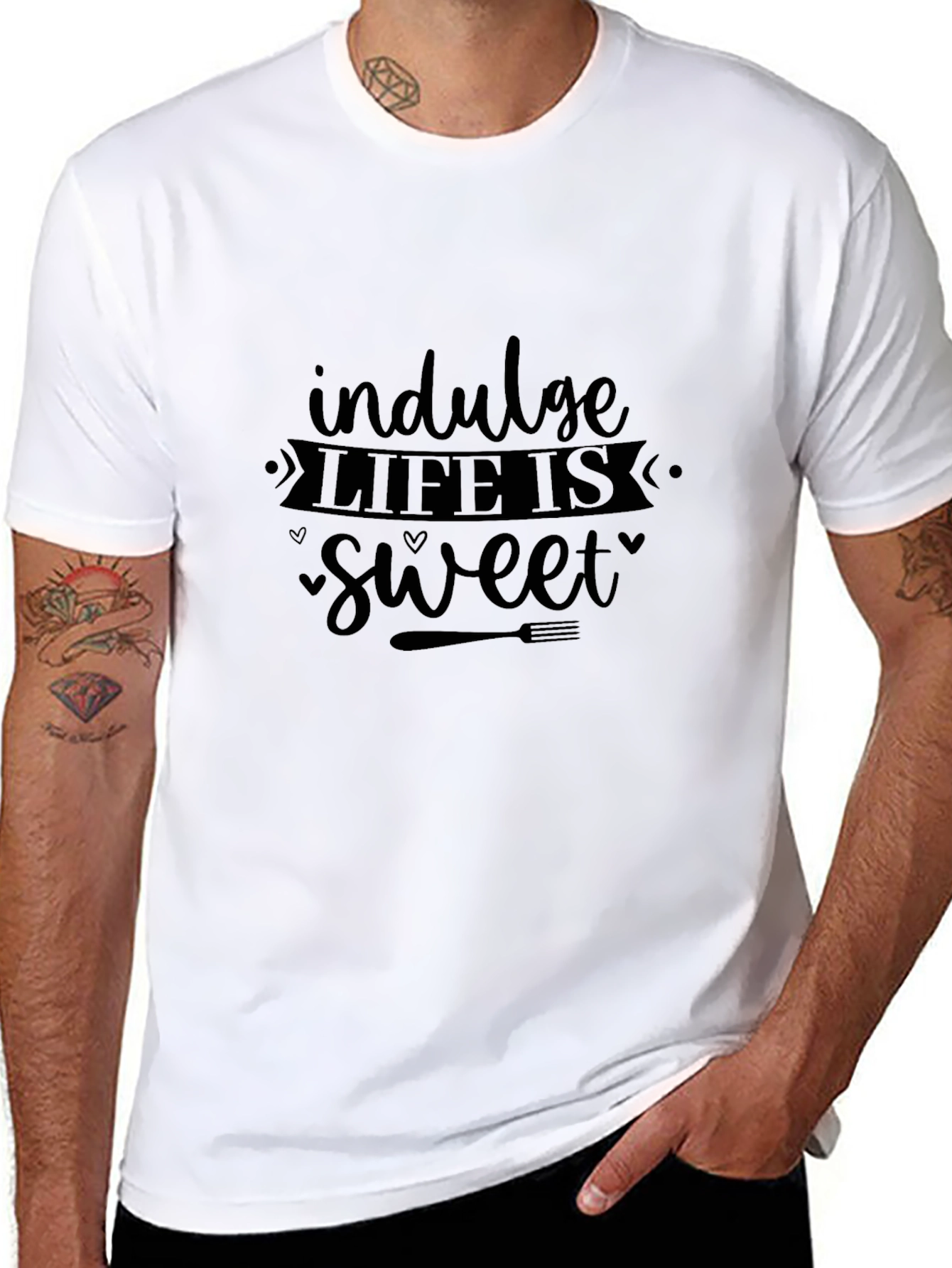 Indulge Life is Sweet Graphic T-Shirt