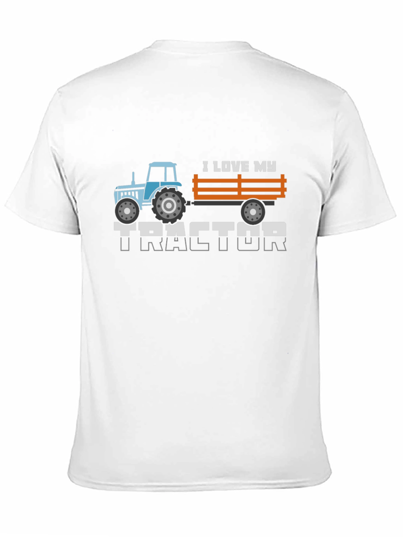 I Love My Tractor Graphic Tee - Black