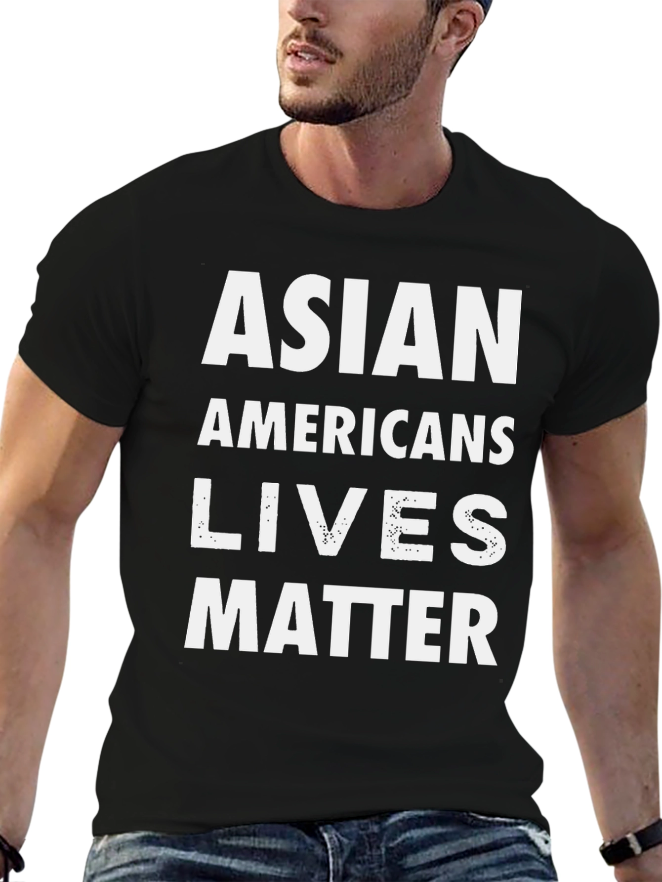 Asian Americans Lives Matter Graphic Tee