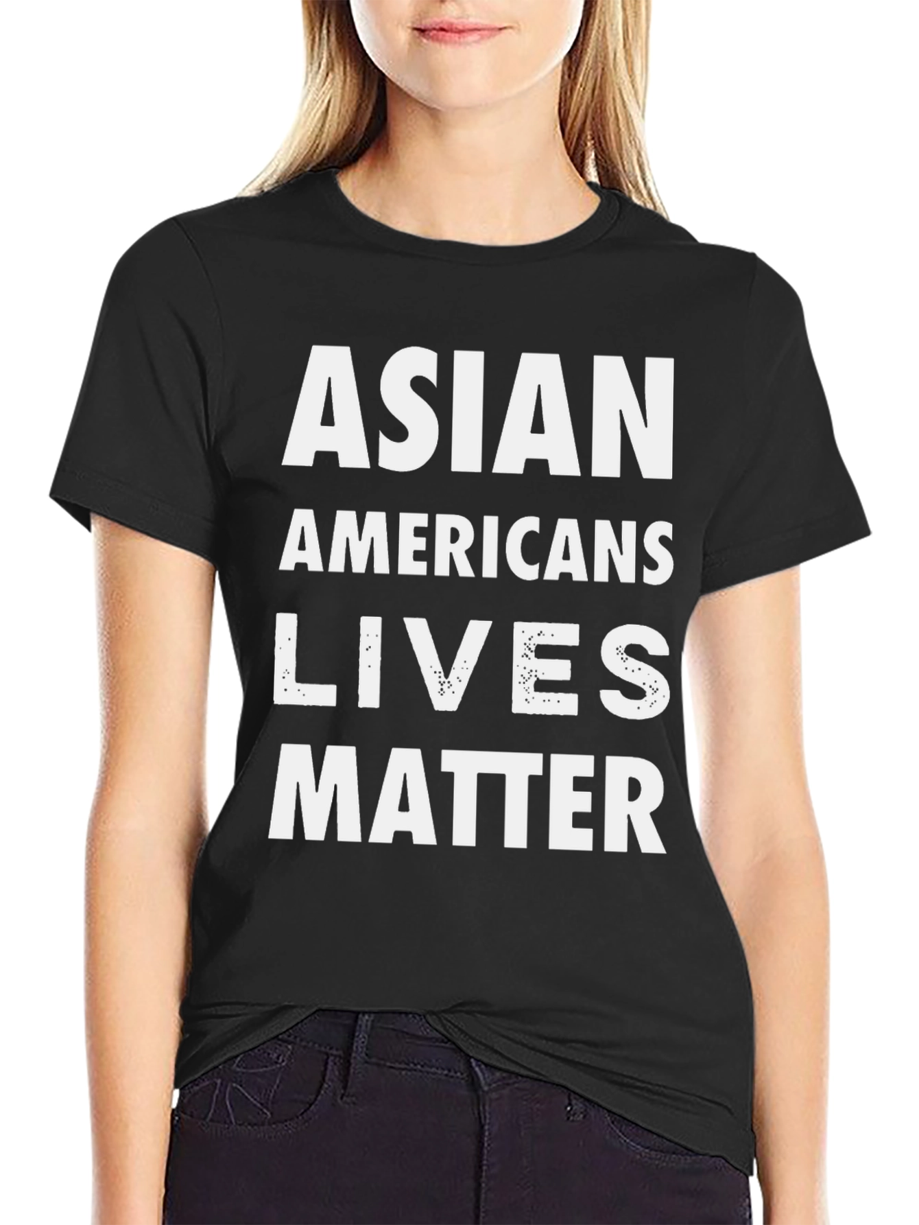 Asian Americans Lives Matter Graphic Tee