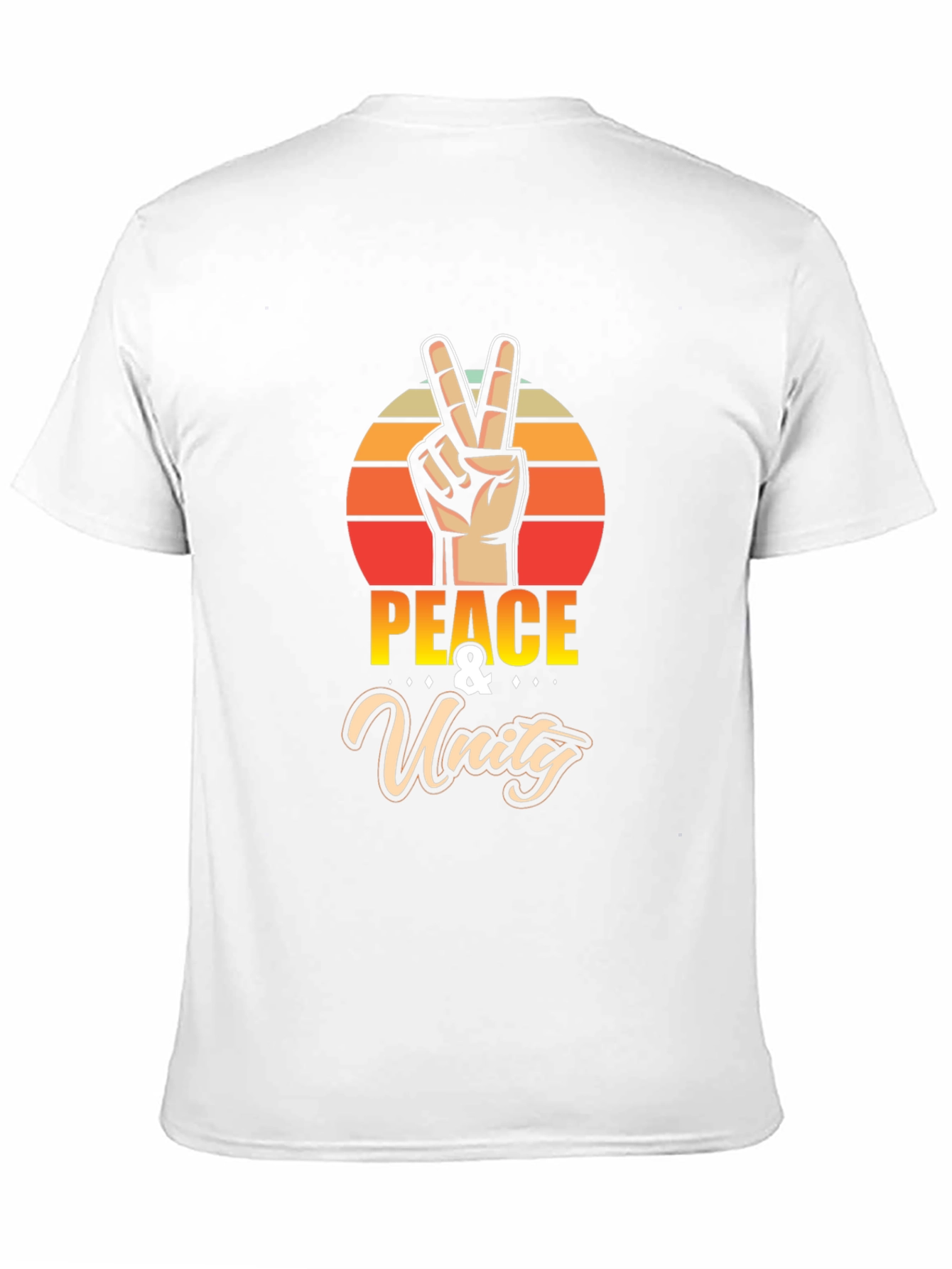 Peace & Unity Graphic Tee - Retro Vibe