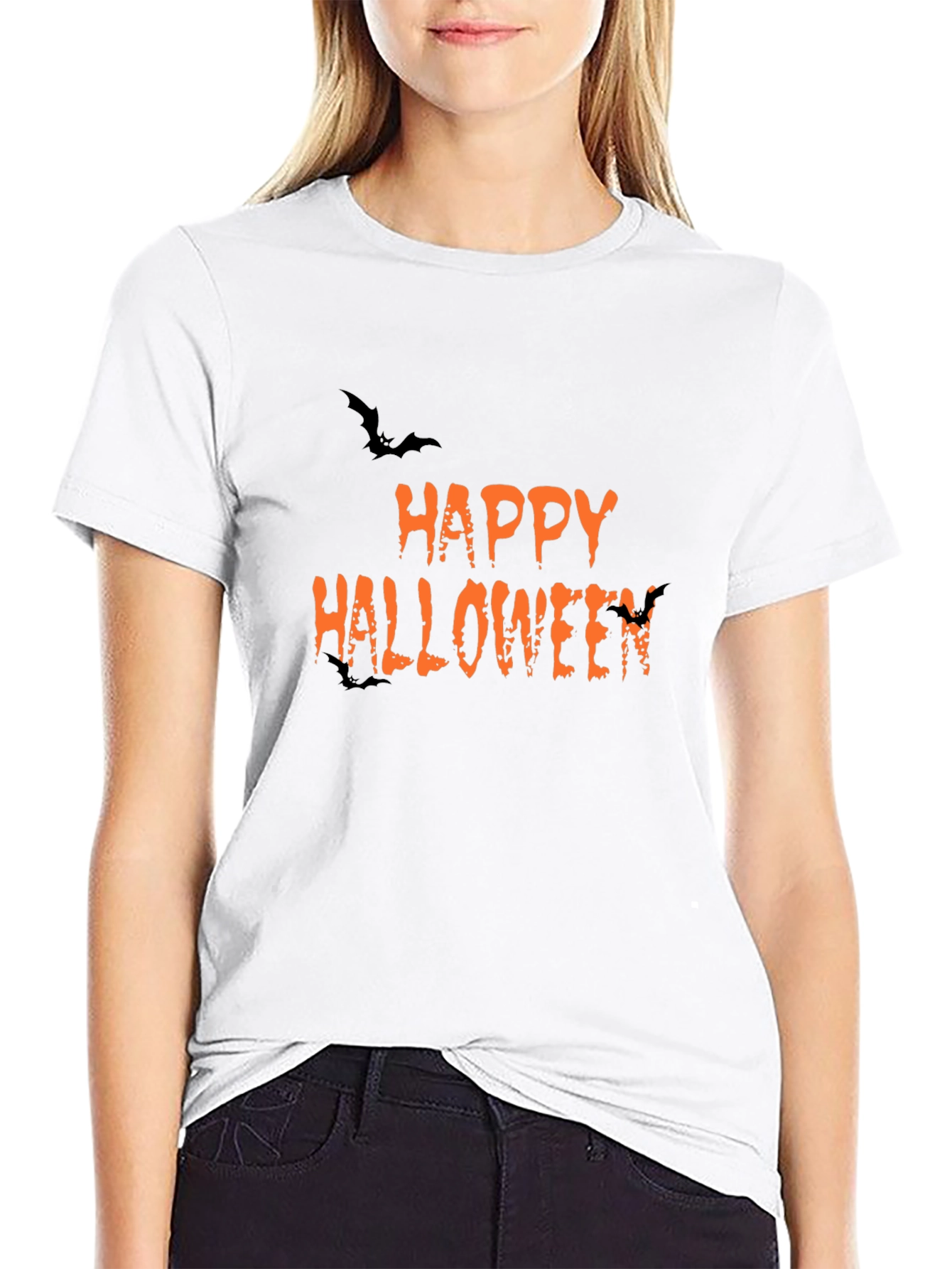 Happy Halloween Black T-Shirt