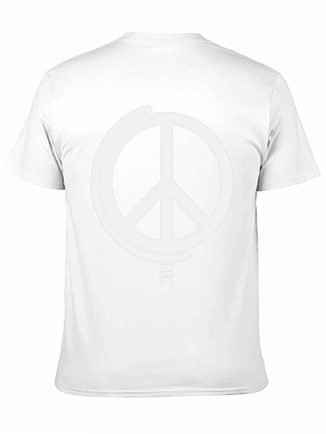 Peace Globe Graphic T-Shirt - Black