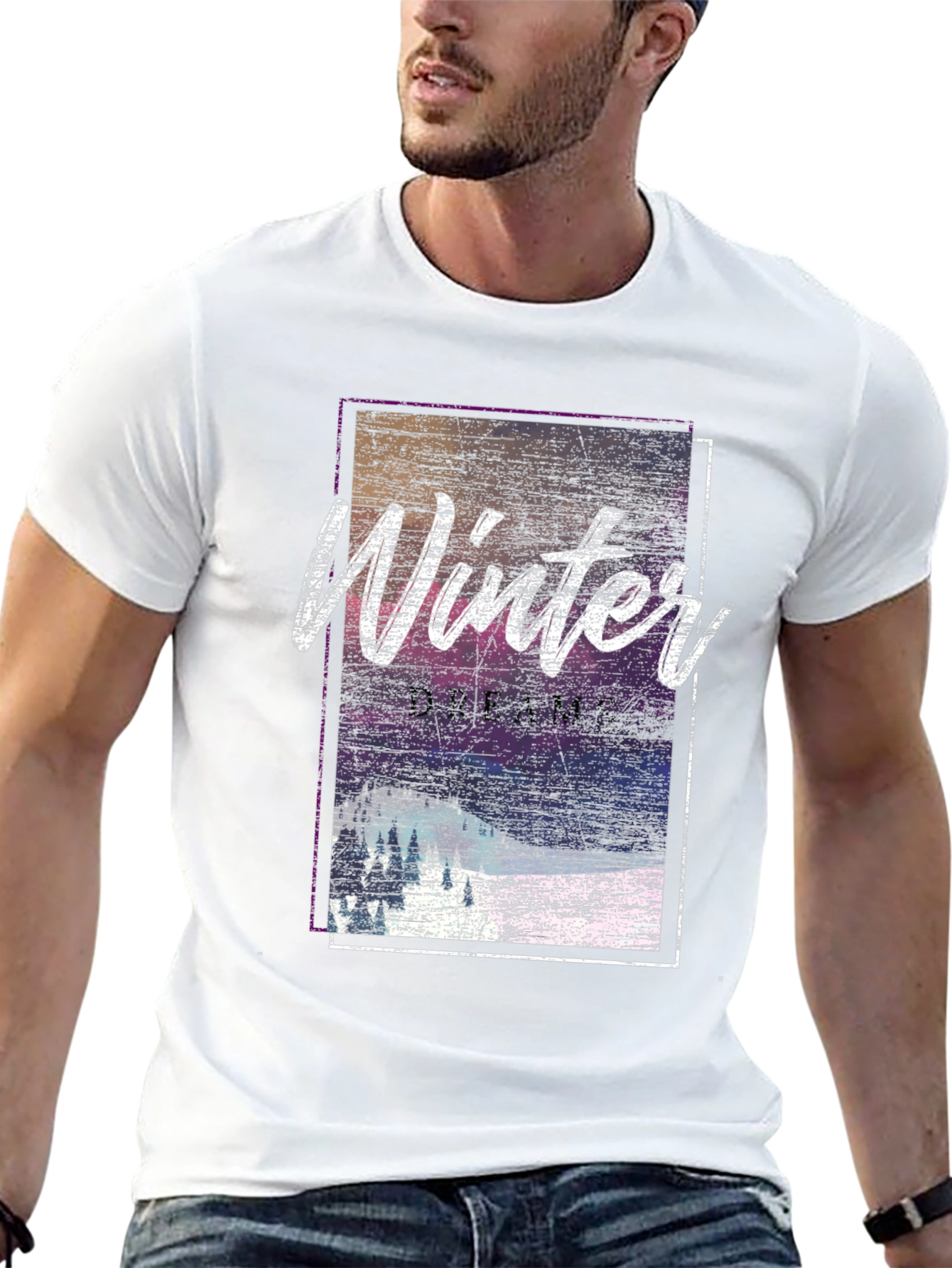 Winter Dreams Graphic Tee - Soft Cotton Blend
