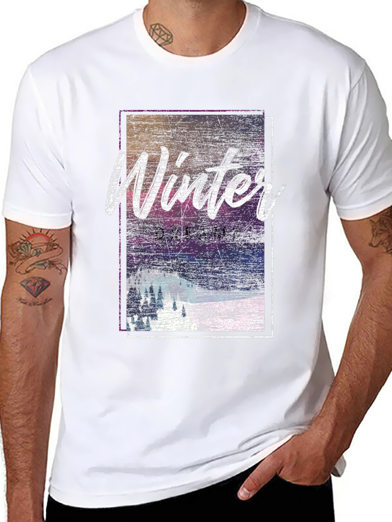 Winter Dreams Graphic Tee - Soft Cotton Blend