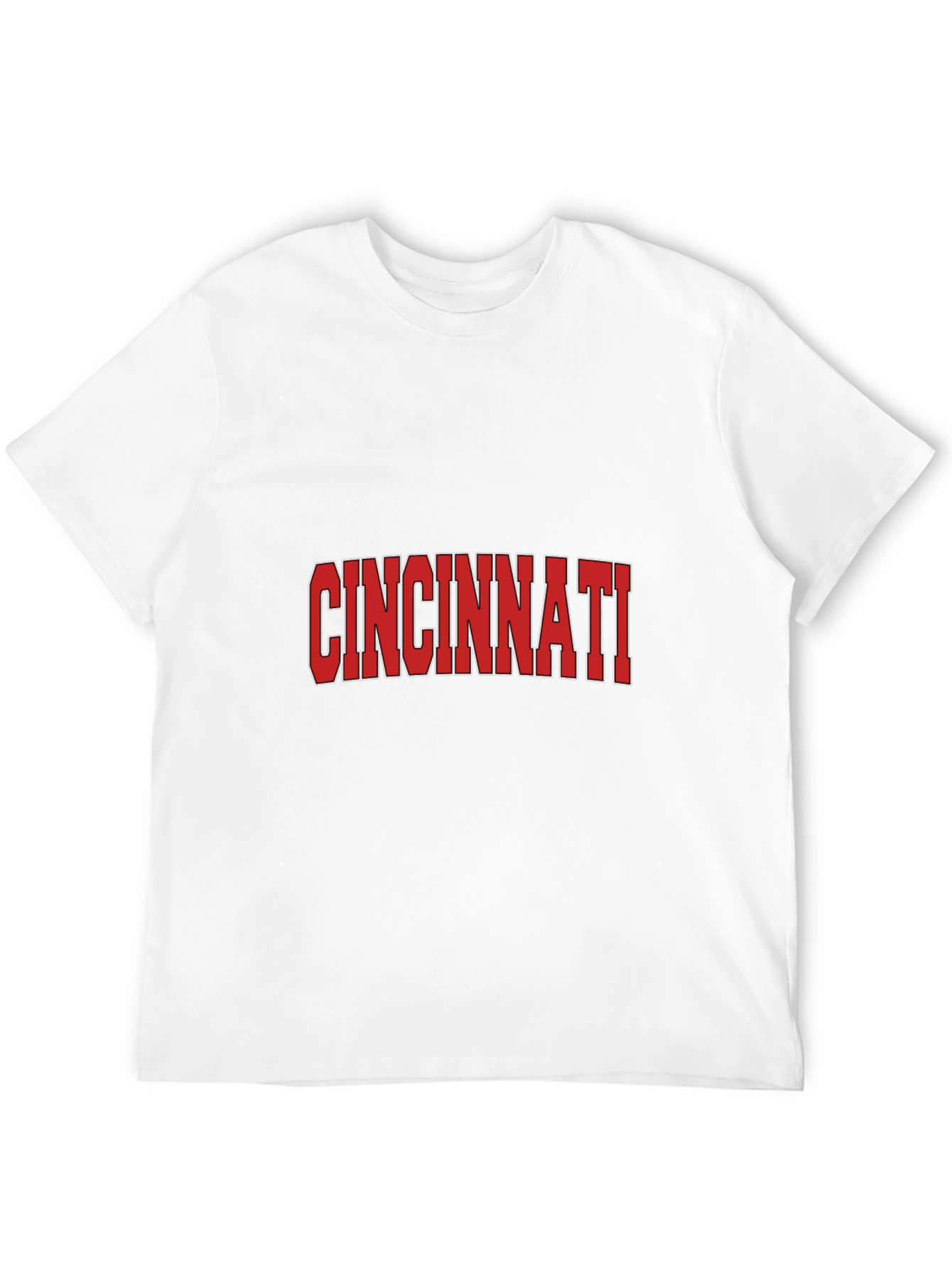 Cincinnati Reds Style Black T-Shirt