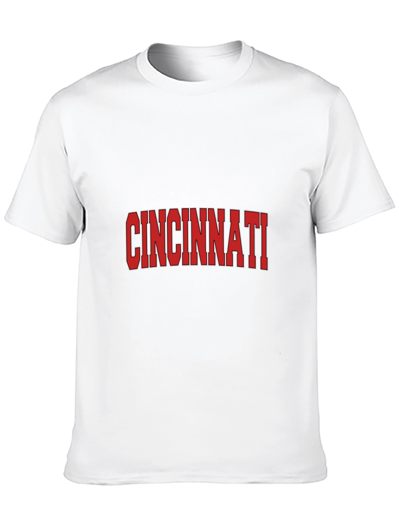 Cincinnati Reds Style Black T-Shirt
