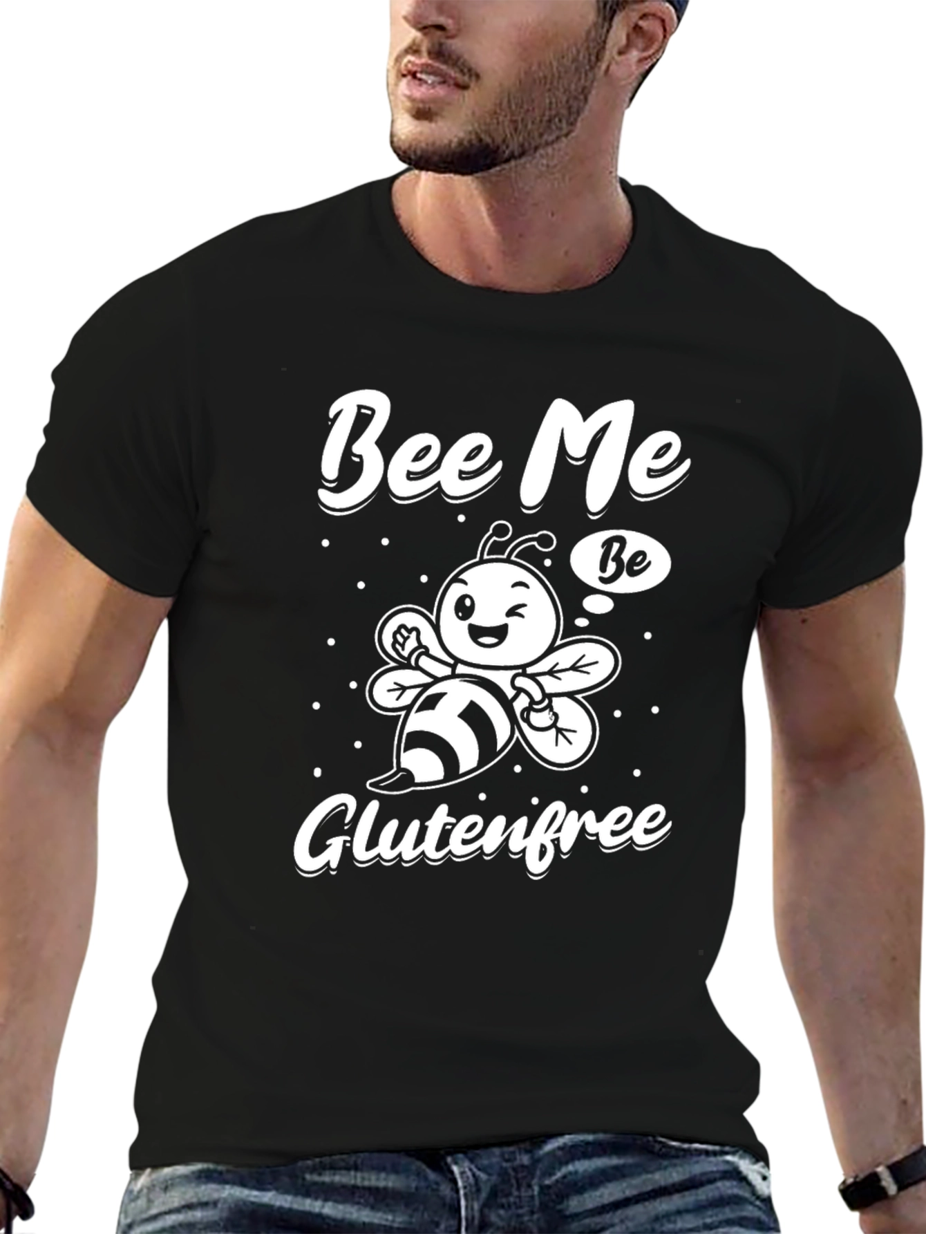 Bee Me Glutenfree T-Shirt Funny Graphic Tee