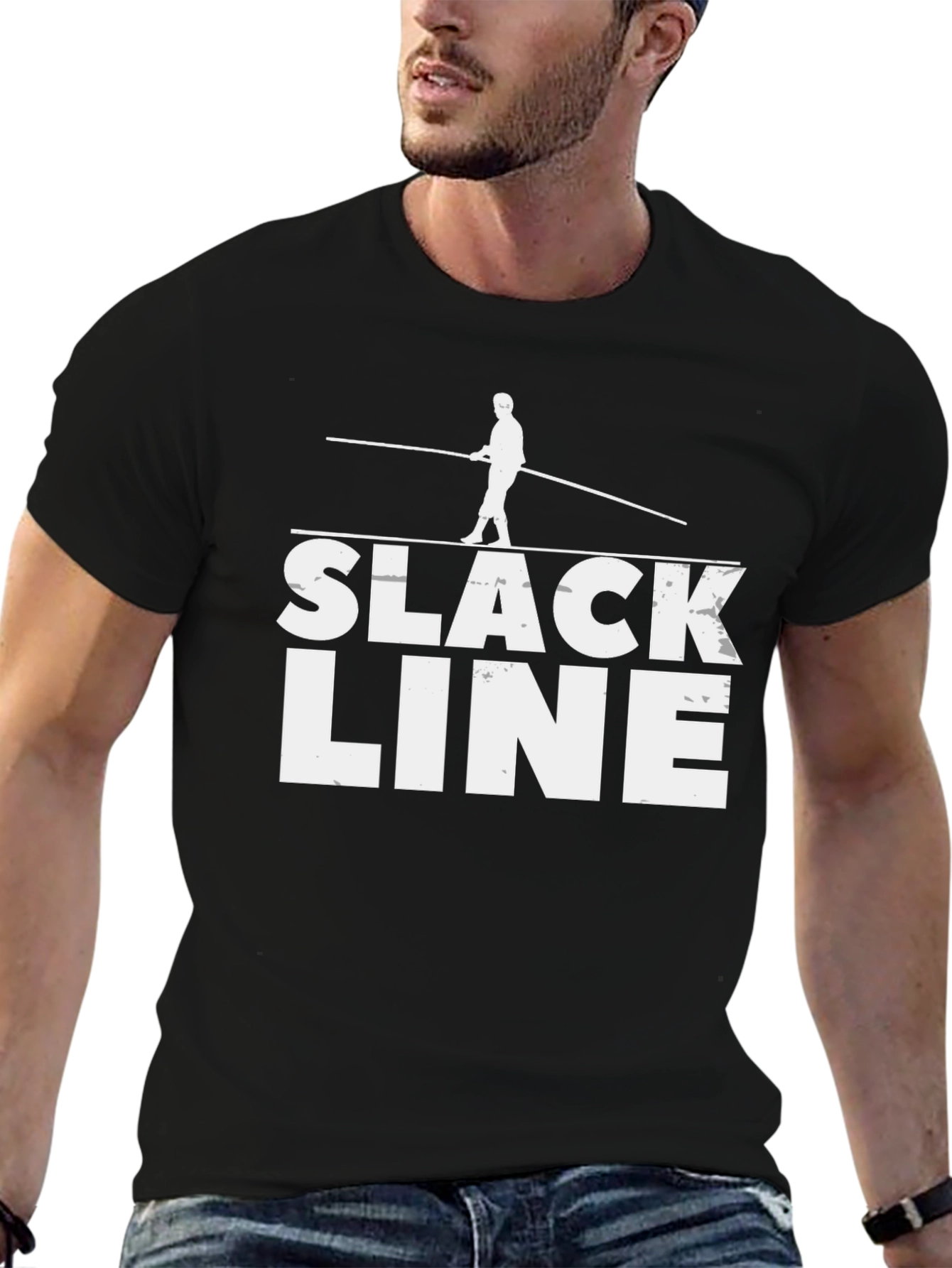 Slackline T-Shirt: Balance & Style