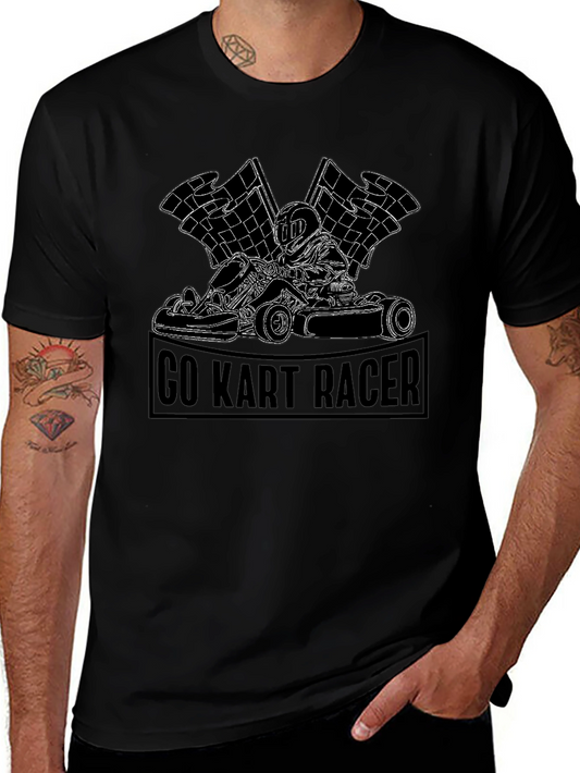 Go Kart Racer Graphic Tee - Black