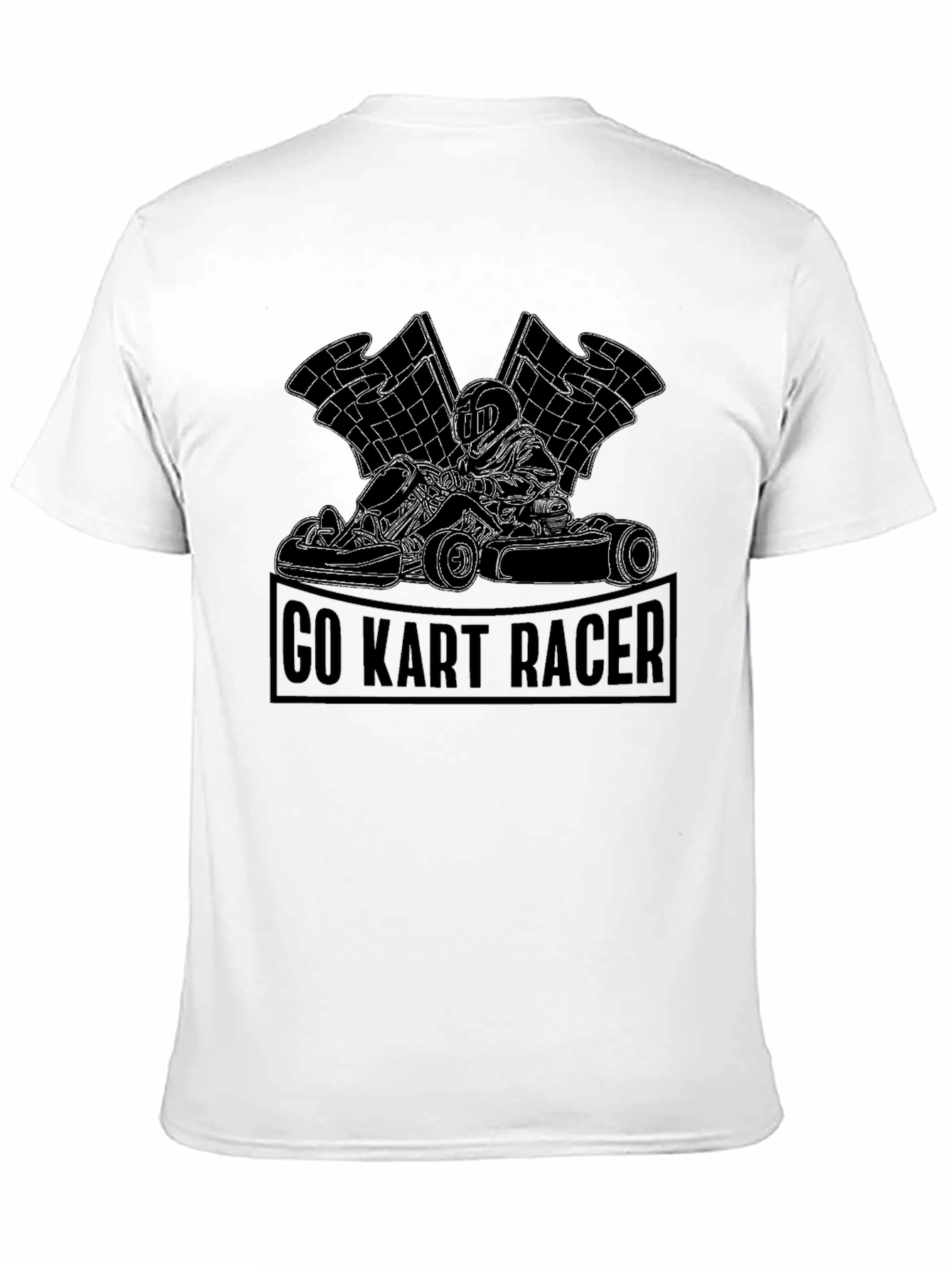 Go Kart Racer Graphic Tee - Black