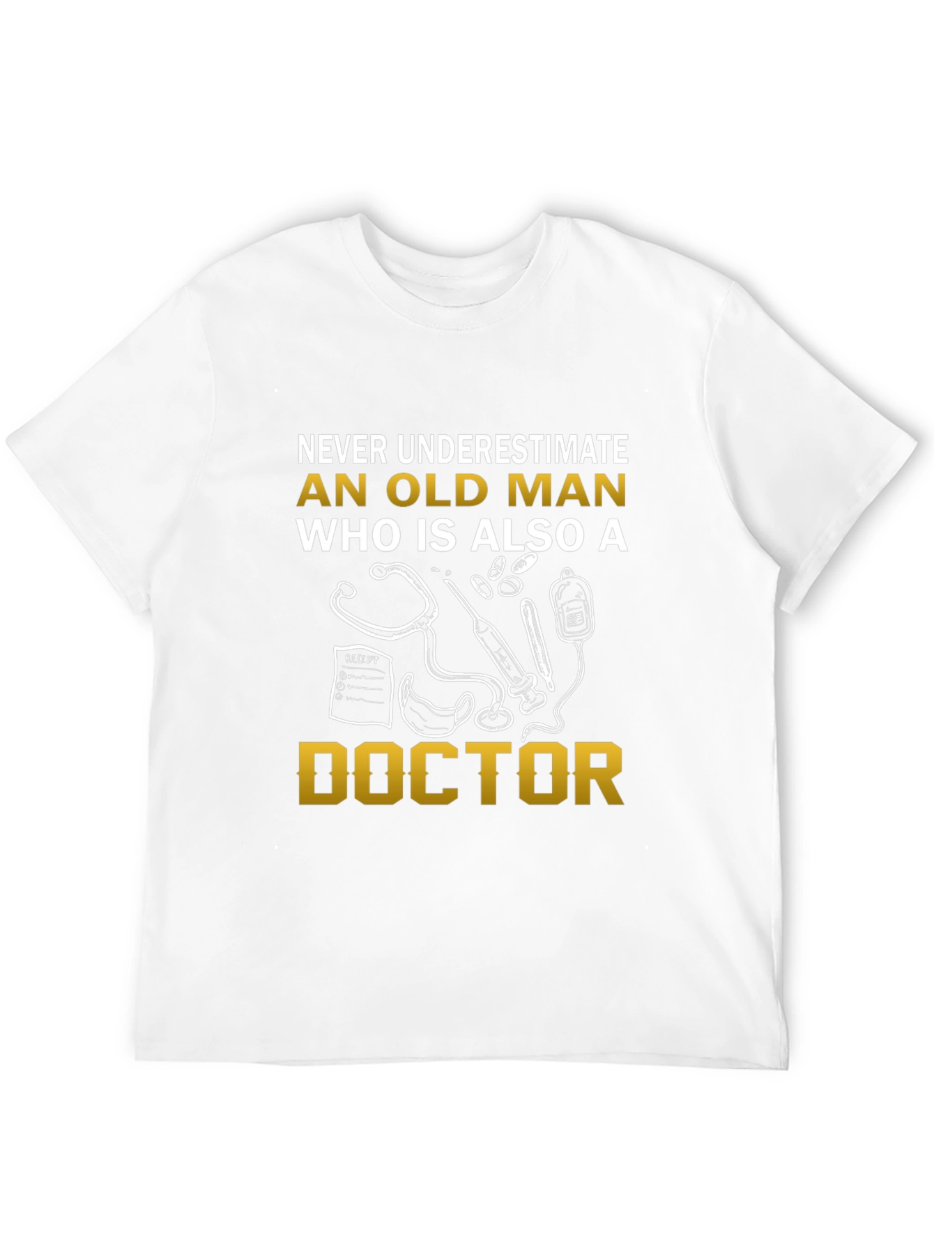 Old Man Doctor Graphic T-Shirt