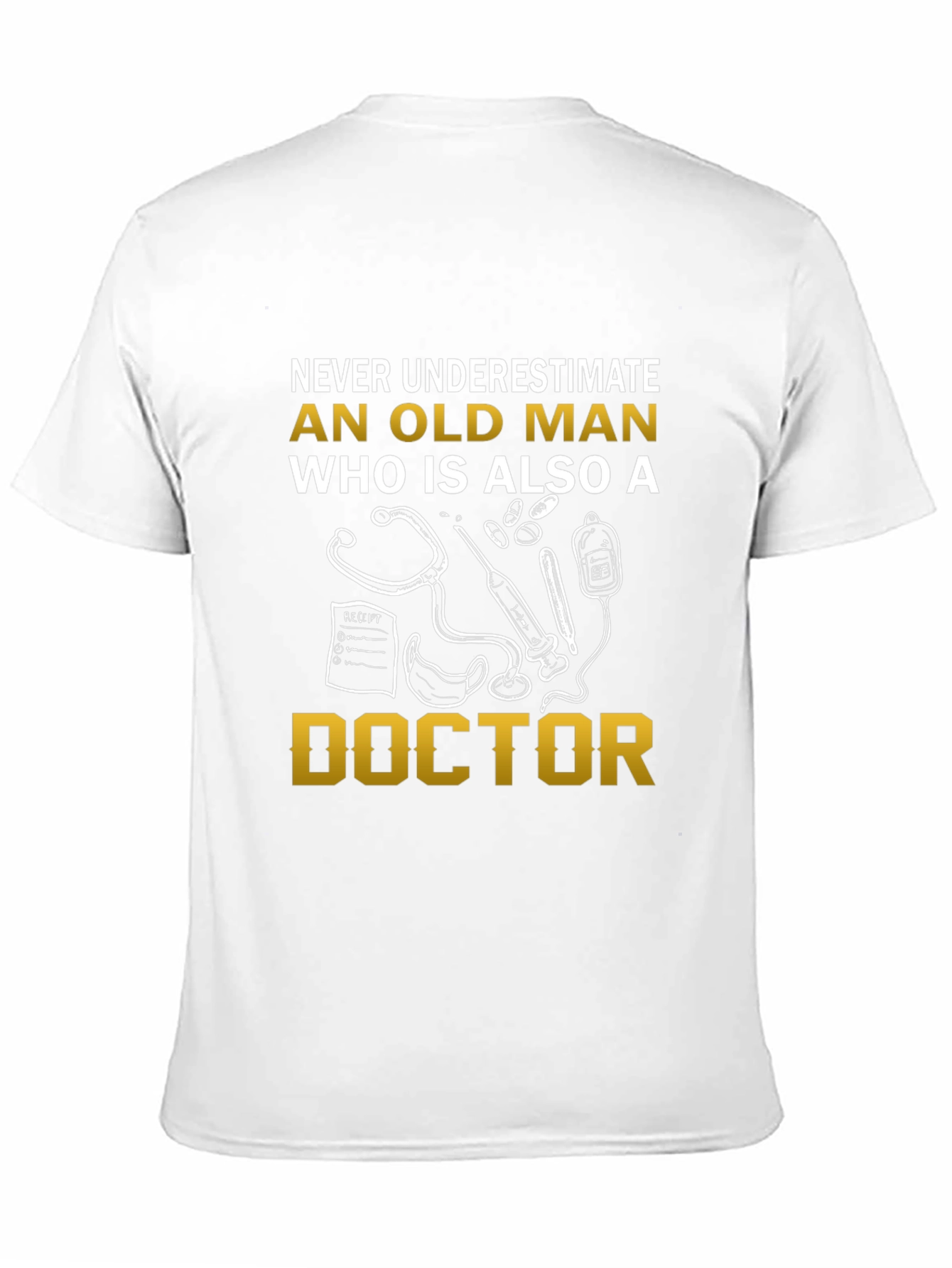 Old Man Doctor Graphic T-Shirt
