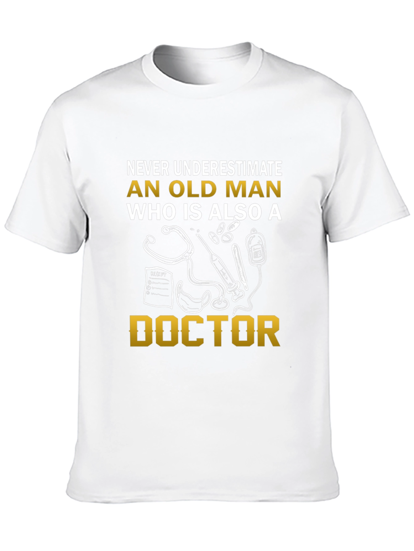 Old Man Doctor Graphic T-Shirt