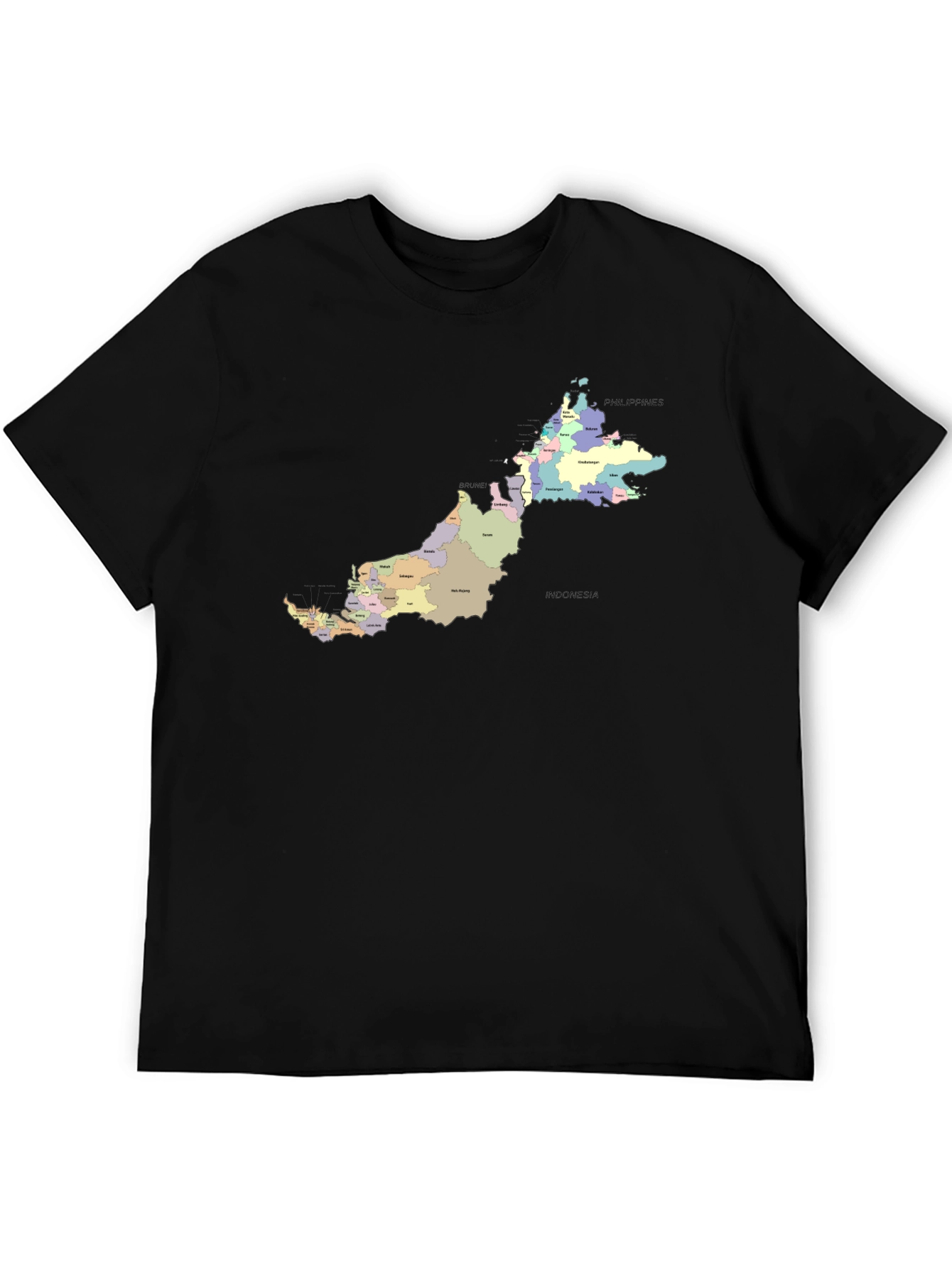 Malaysia Map T-Shirt - Geography Tee