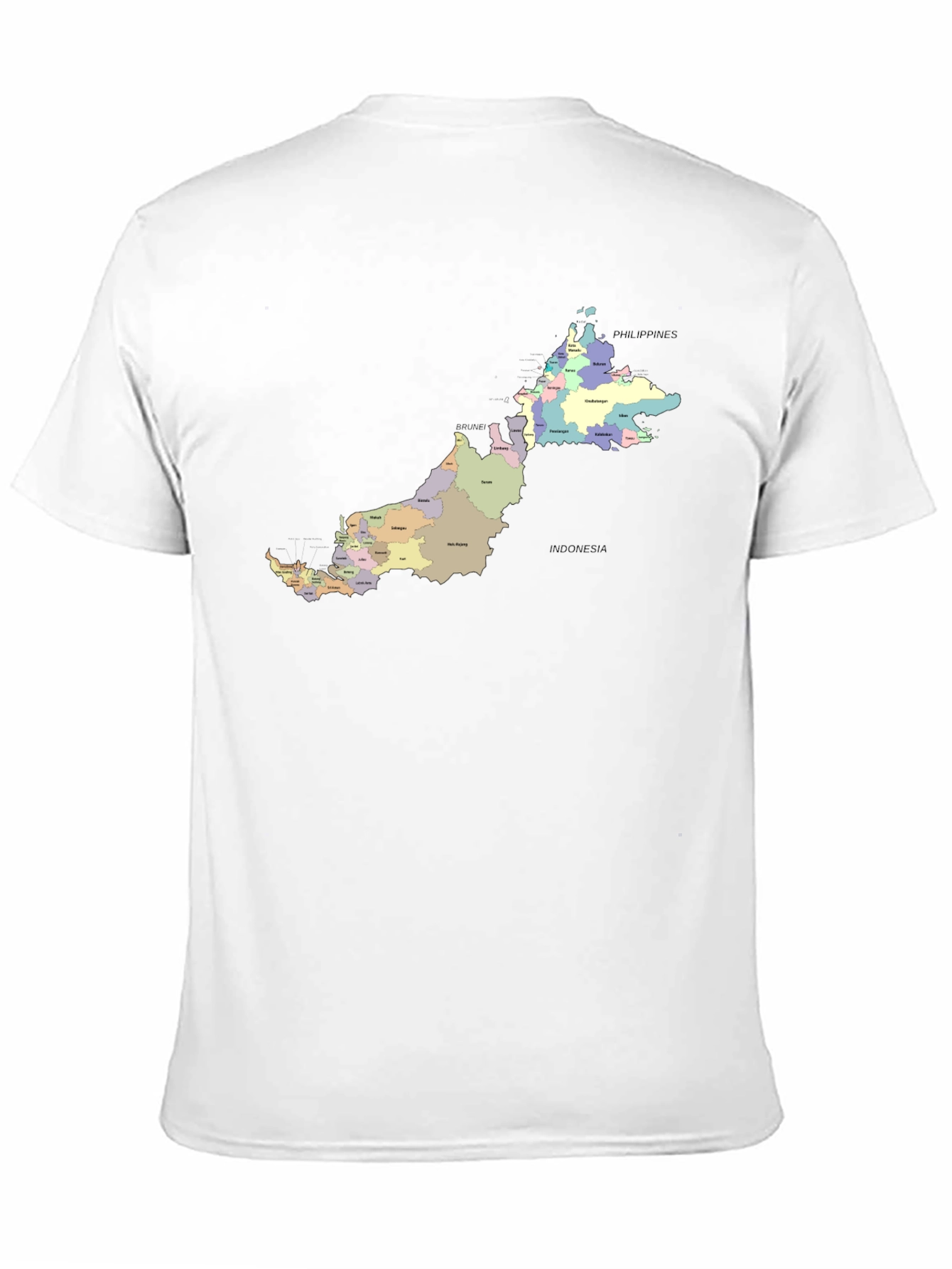 Malaysia Map T-Shirt - Geography Tee