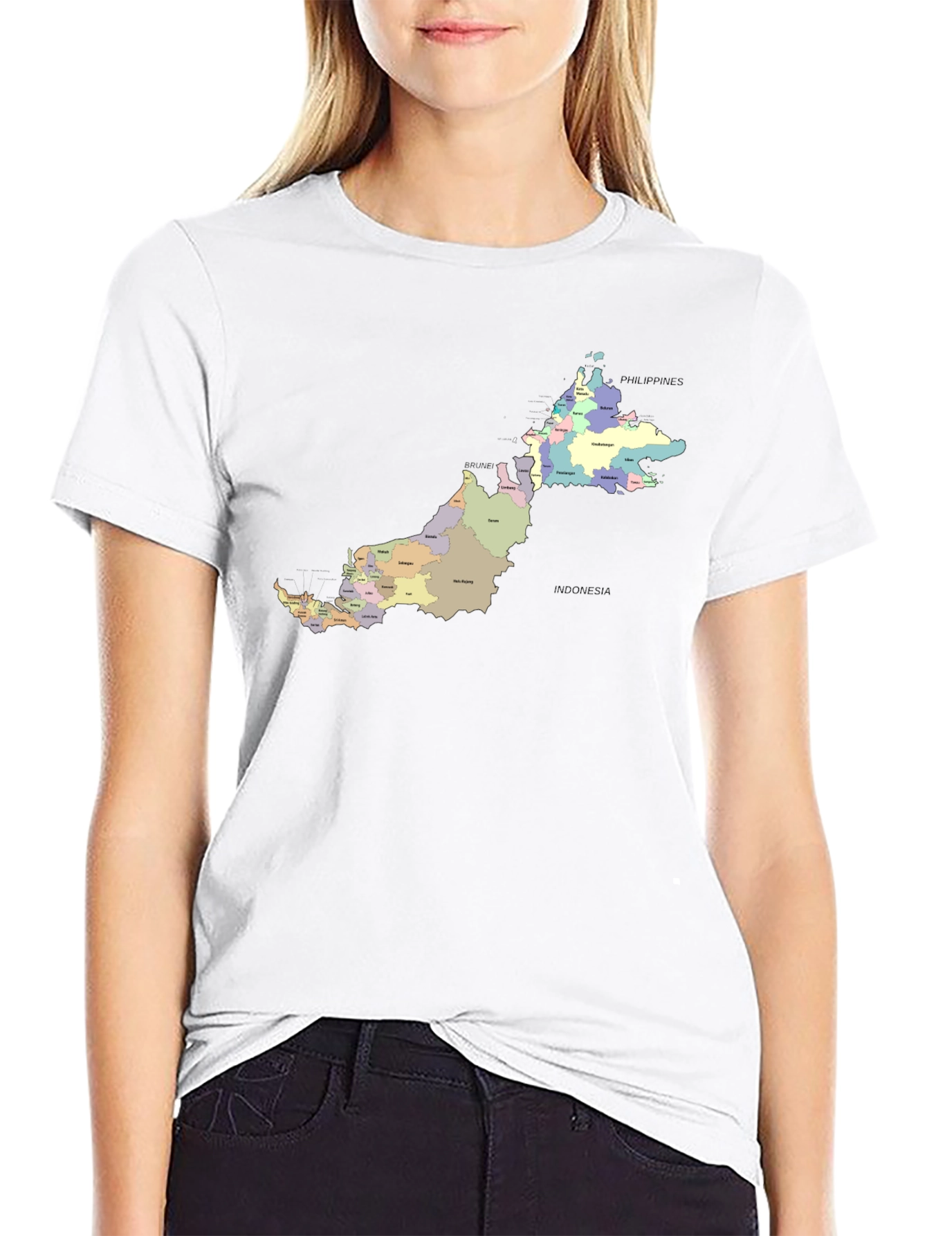 Malaysia Map T-Shirt - Geography Tee