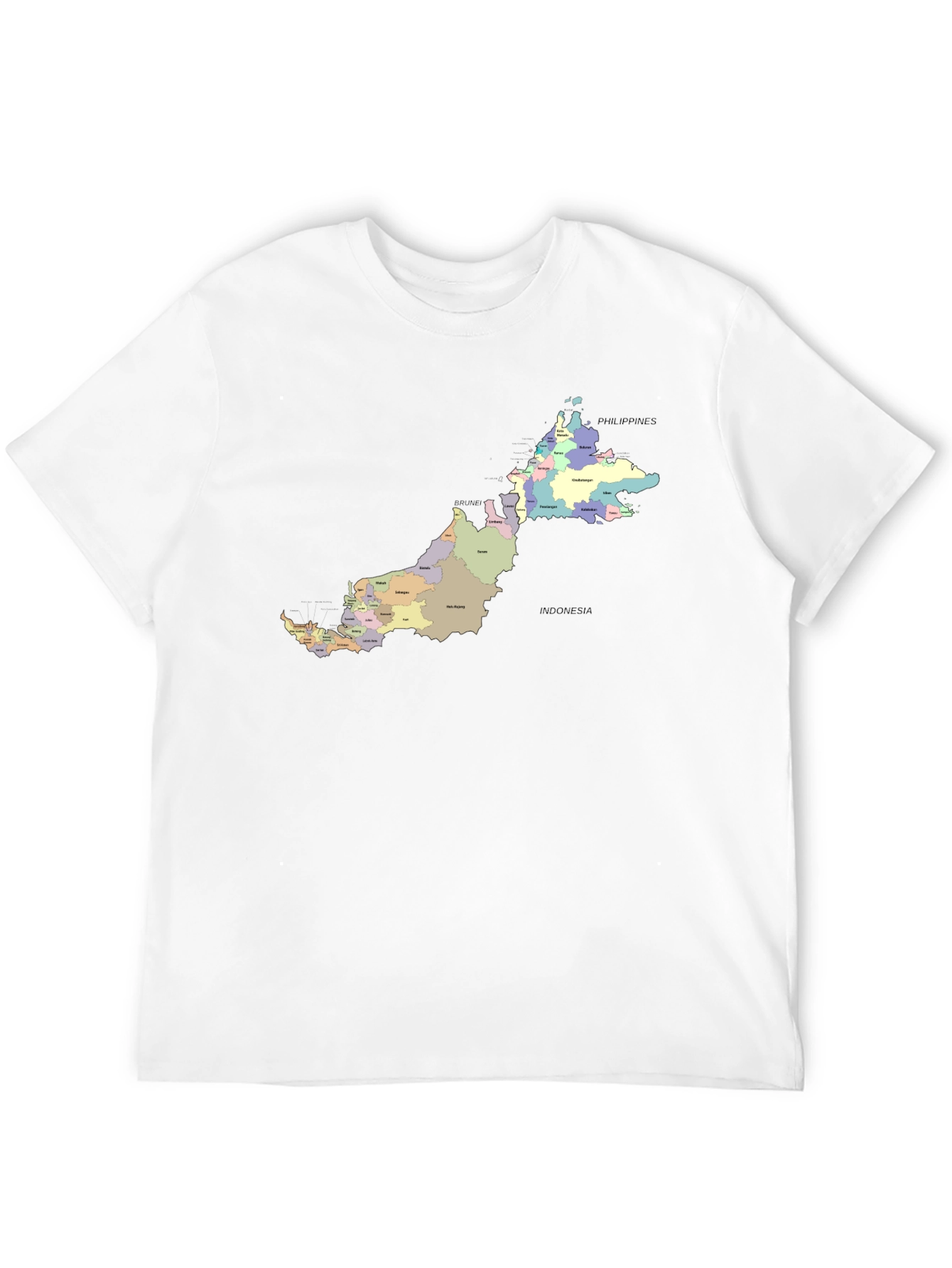 Malaysia Map T-Shirt - Geography Tee