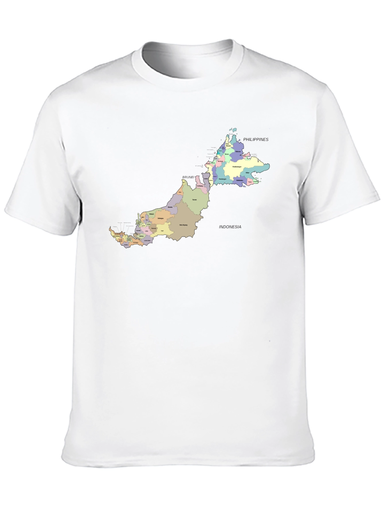 Malaysia Map T-Shirt - Geography Tee