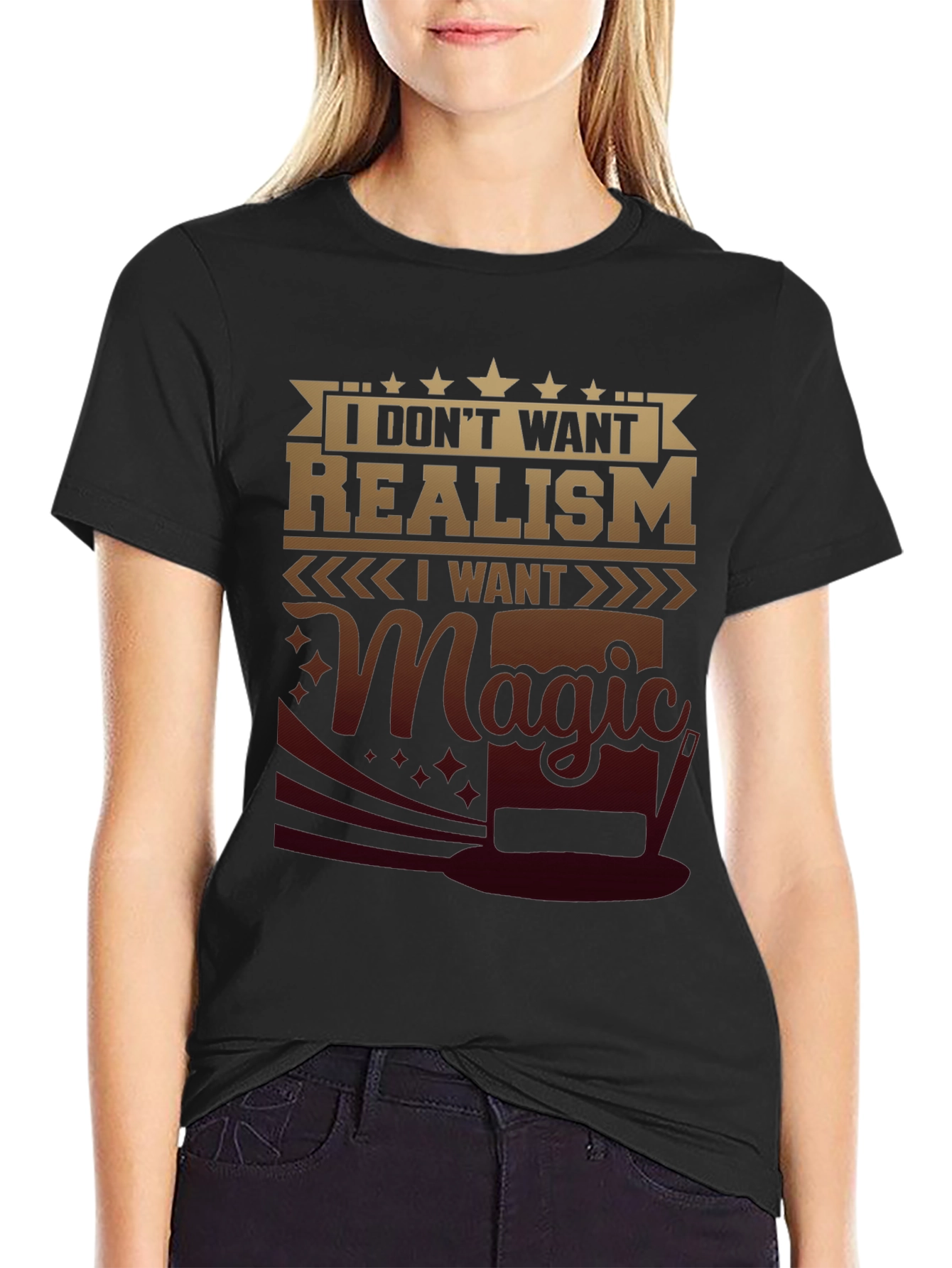 Magic Graphic Tee - I Dont Want Realism