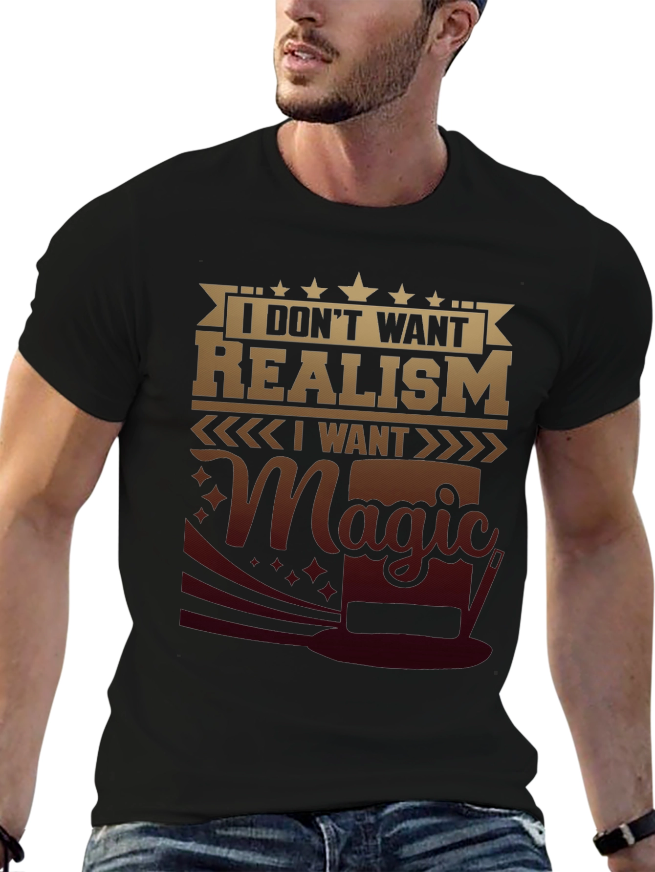 Magic Graphic Tee - I Dont Want Realism