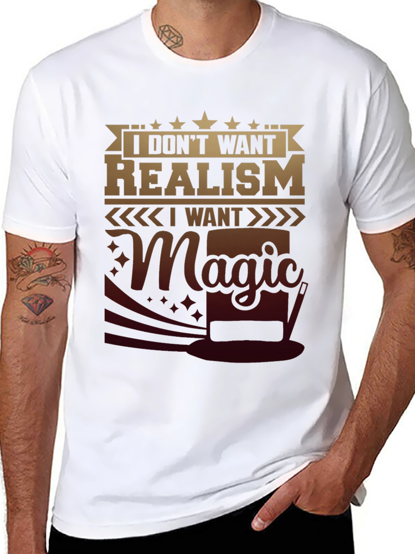 Magic Graphic Tee - I Dont Want Realism