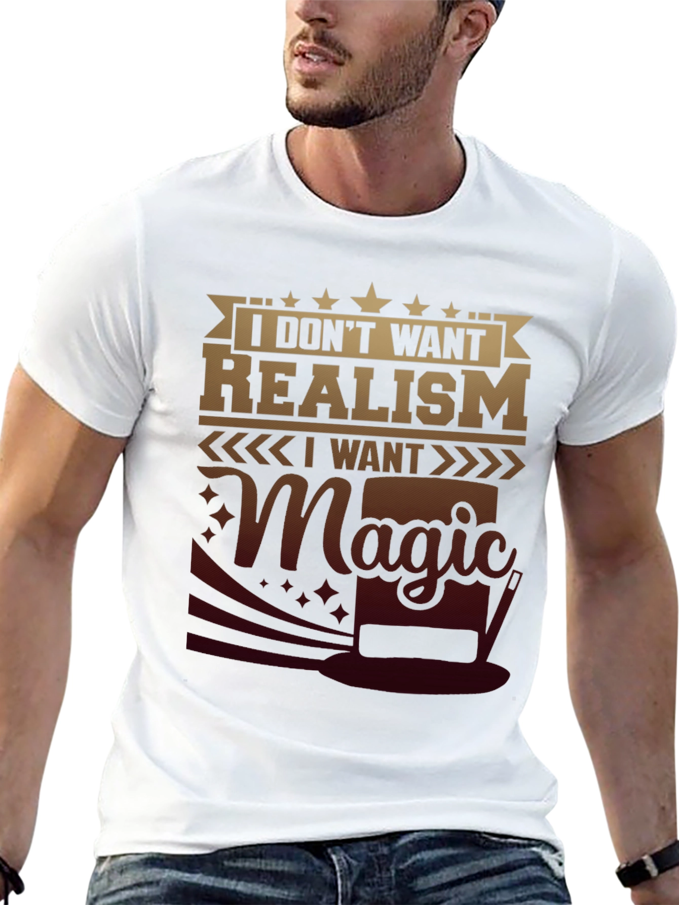 Magic Graphic Tee - I Dont Want Realism