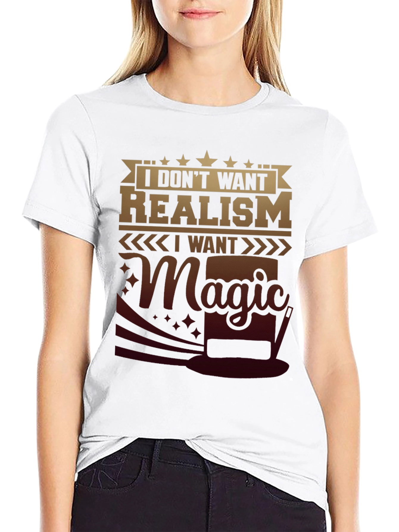 Magic Graphic Tee - I Dont Want Realism