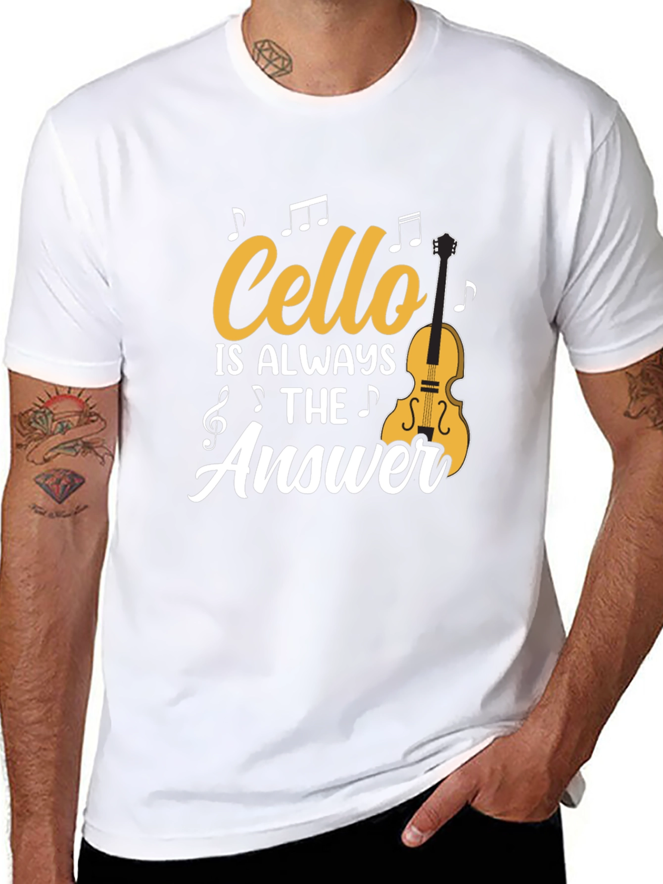 Cello Is Always The Answer T-Shirt Music Lover Tee