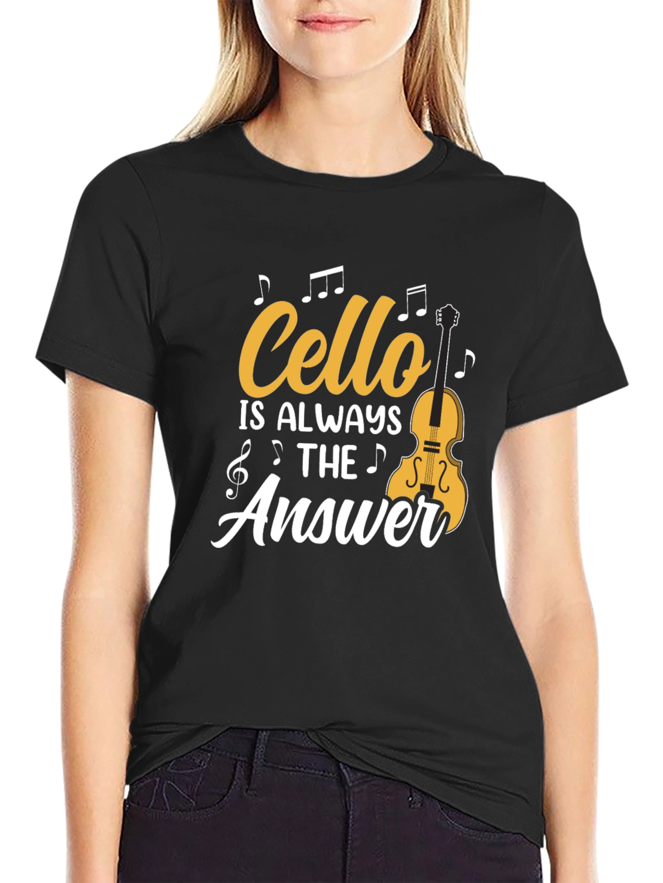 Cello Is Always The Answer T-Shirt Music Lover Tee
