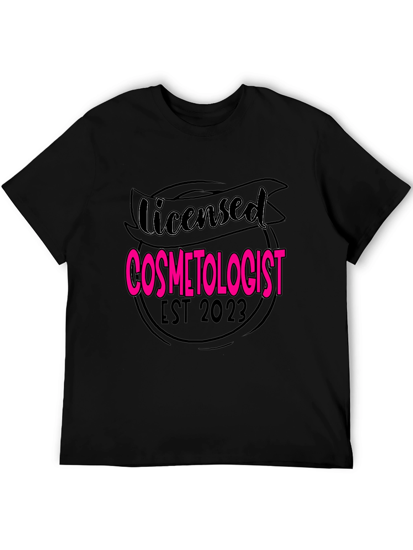 Licensed Cosmetologist 2023 Black T-Shirt