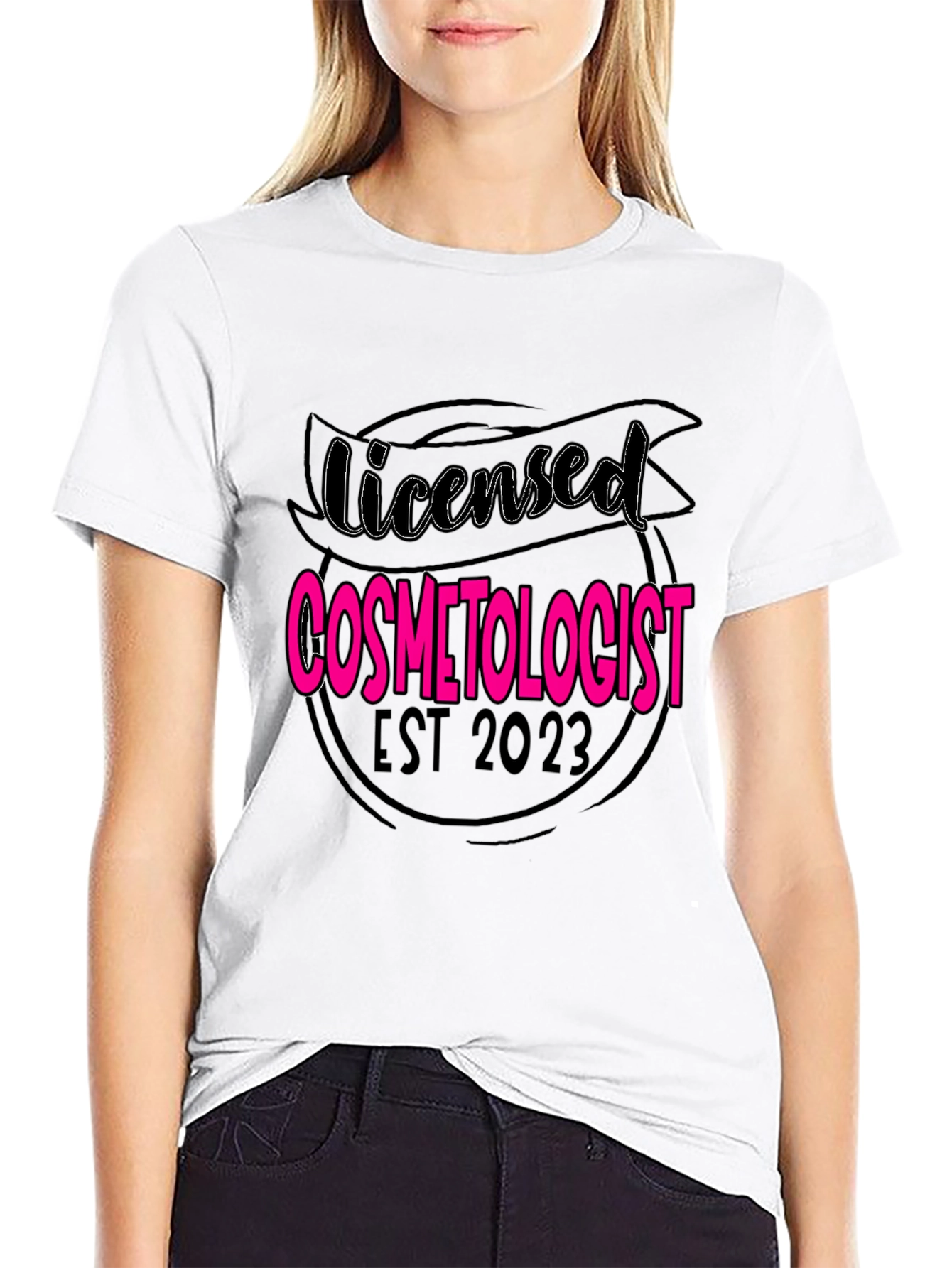 Licensed Cosmetologist 2023 Black T-Shirt
