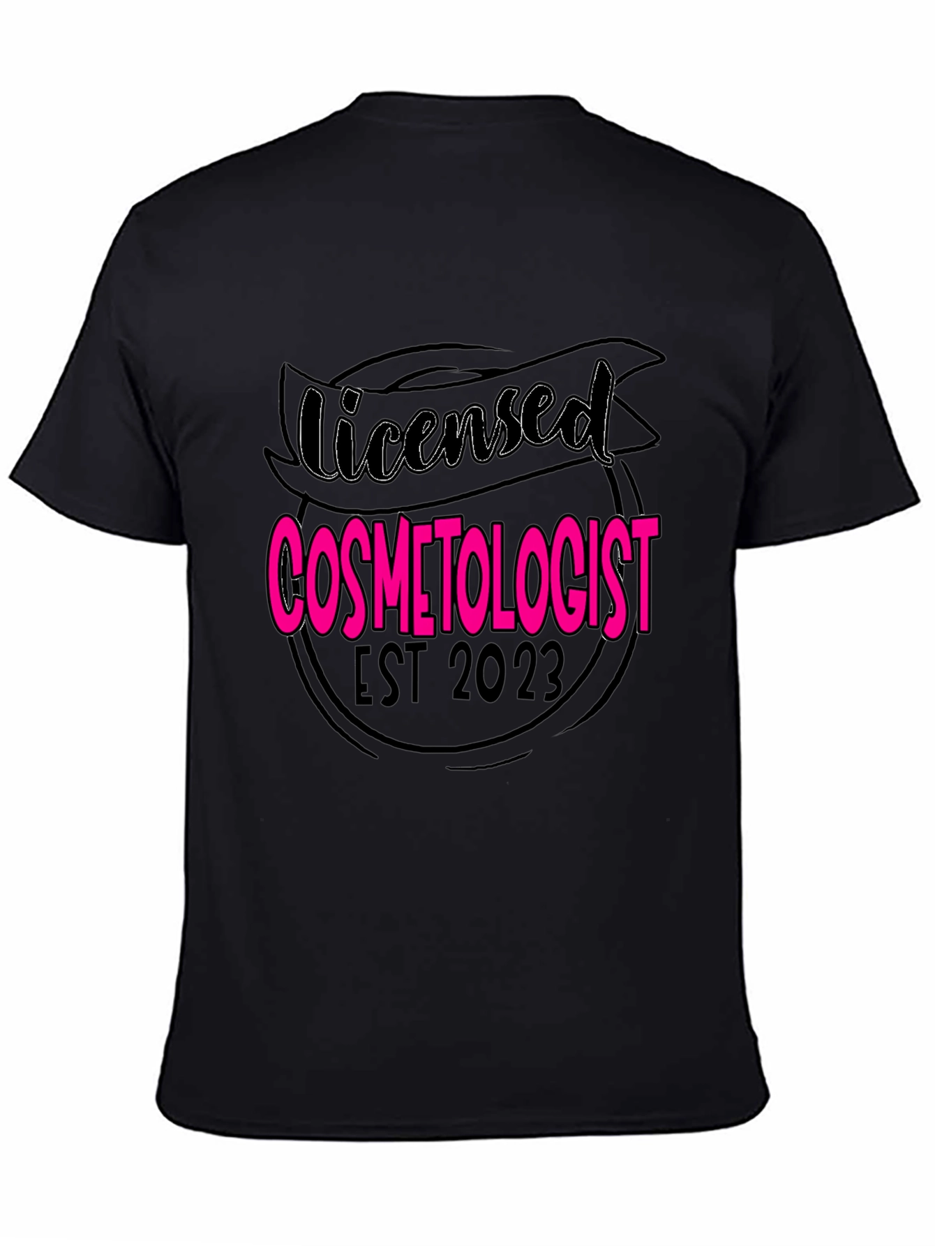 Licensed Cosmetologist 2023 Black T-Shirt
