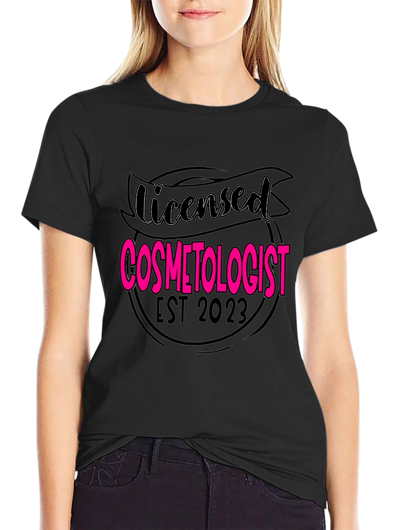 Licensed Cosmetologist 2023 Black T-Shirt