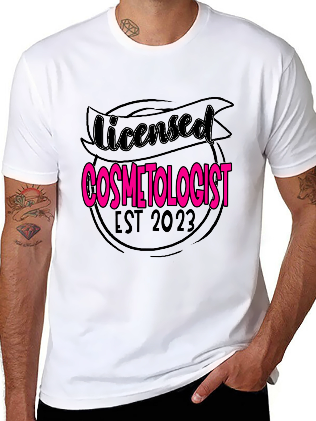 Licensed Cosmetologist 2023 Black T-Shirt