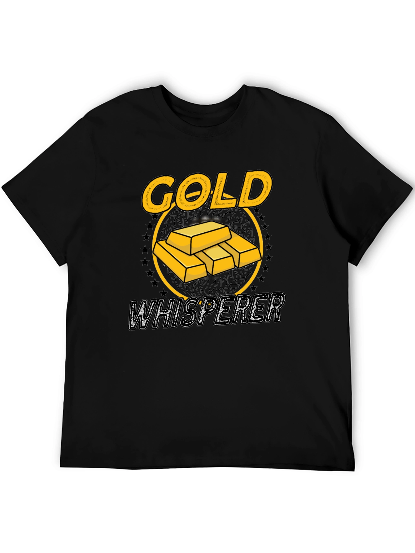 Gold Whisperer Graphic Tee - Black T-Shirt