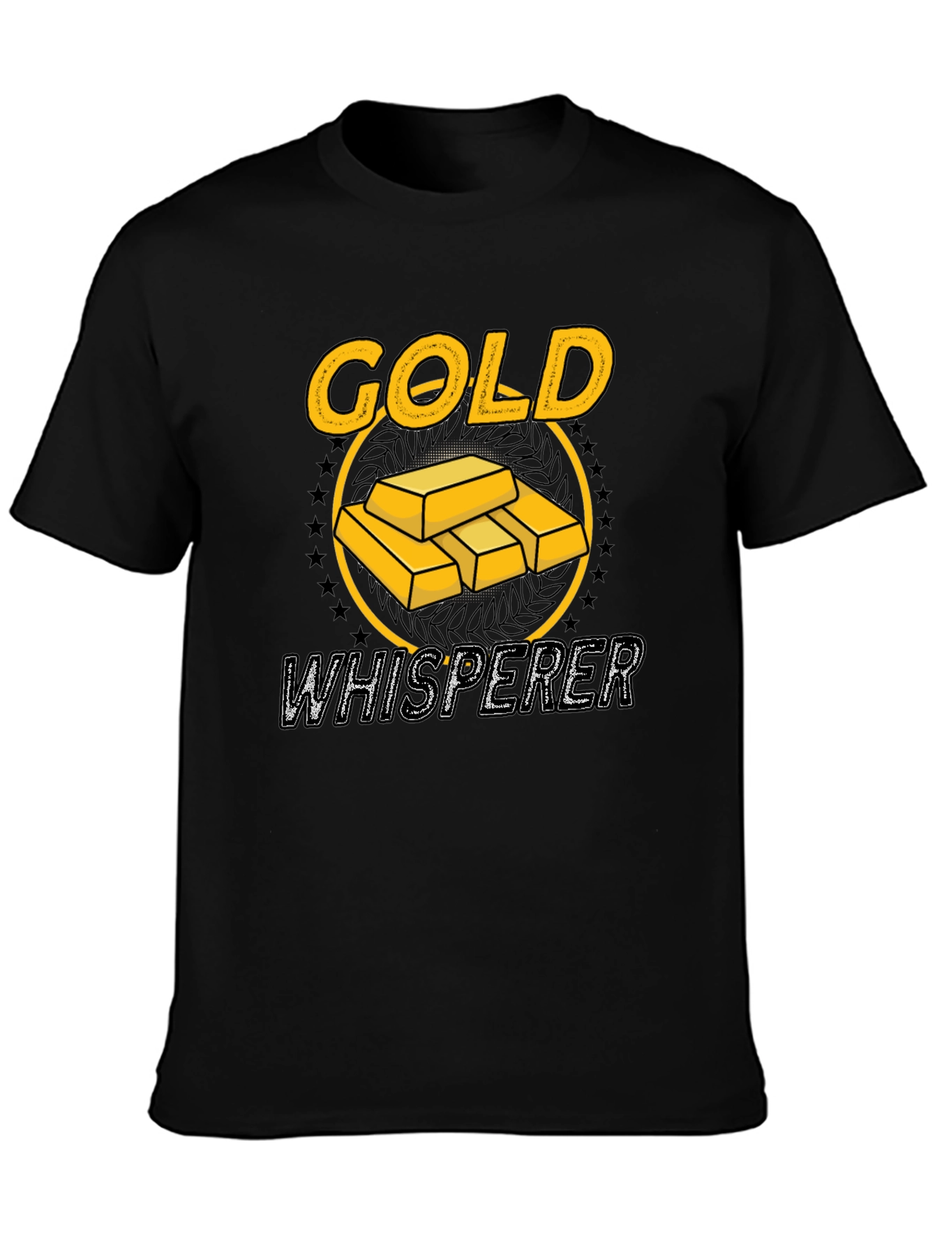 Gold Whisperer Graphic Tee - Black T-Shirt