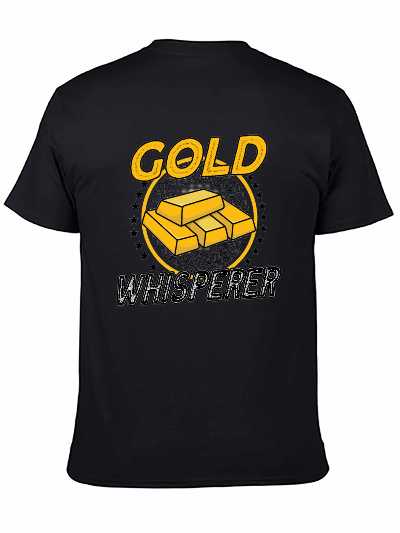 Gold Whisperer Graphic Tee - Black T-Shirt