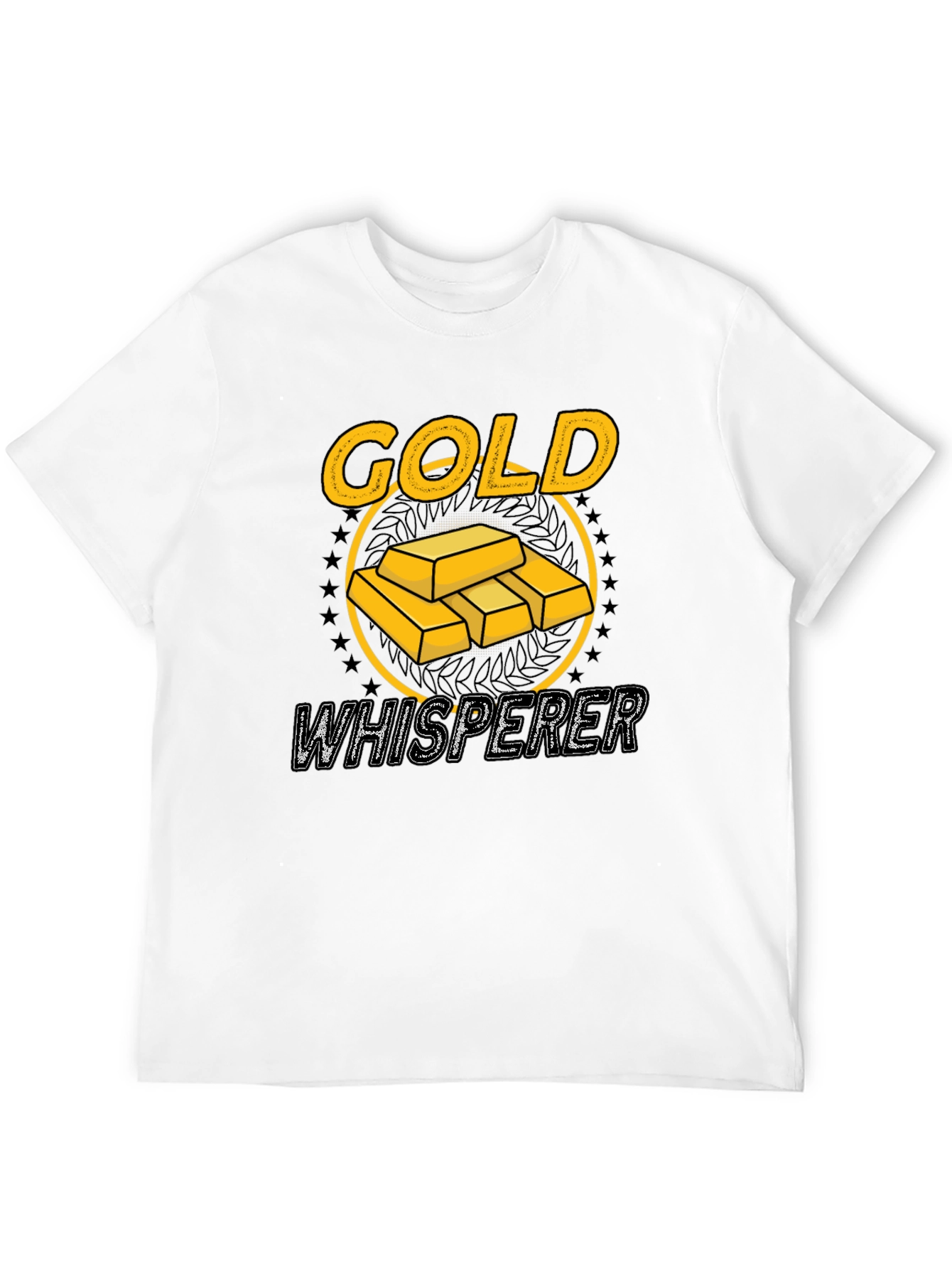 Gold Whisperer Graphic Tee - Black T-Shirt