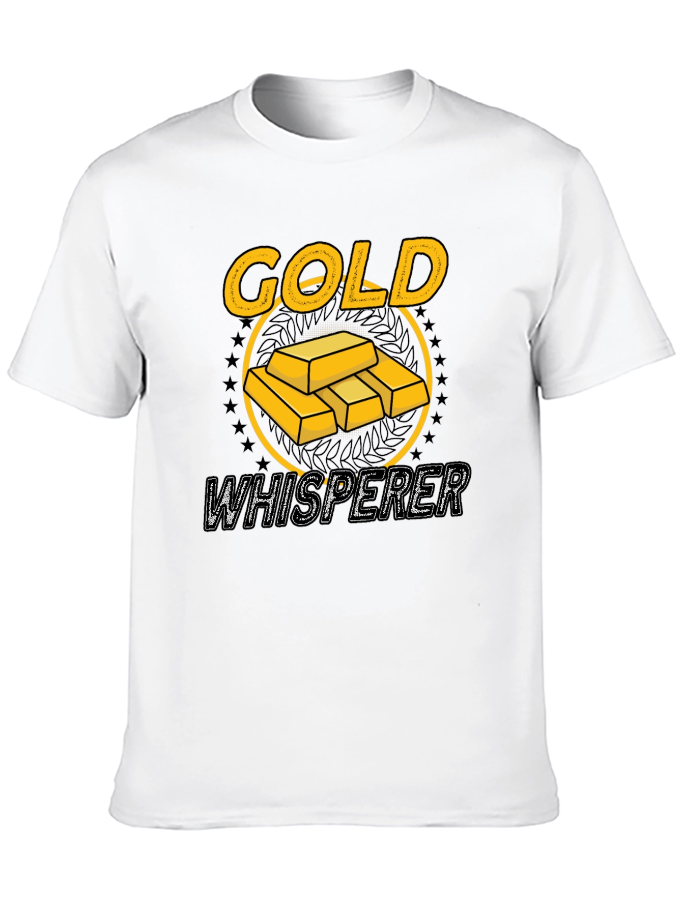 Gold Whisperer Graphic Tee - Black T-Shirt