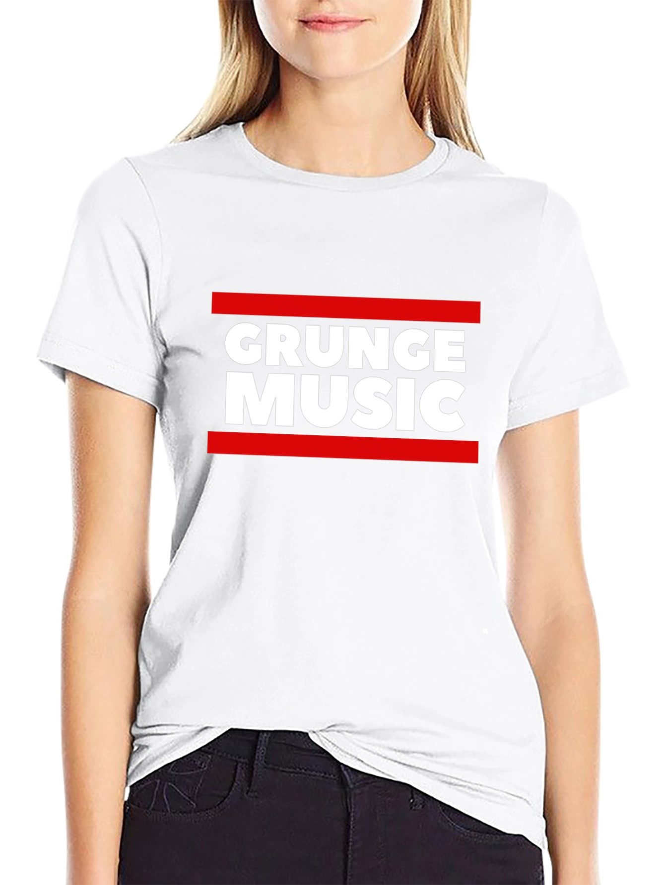 Grunge Music T-Shirt - Black Graphic Tee