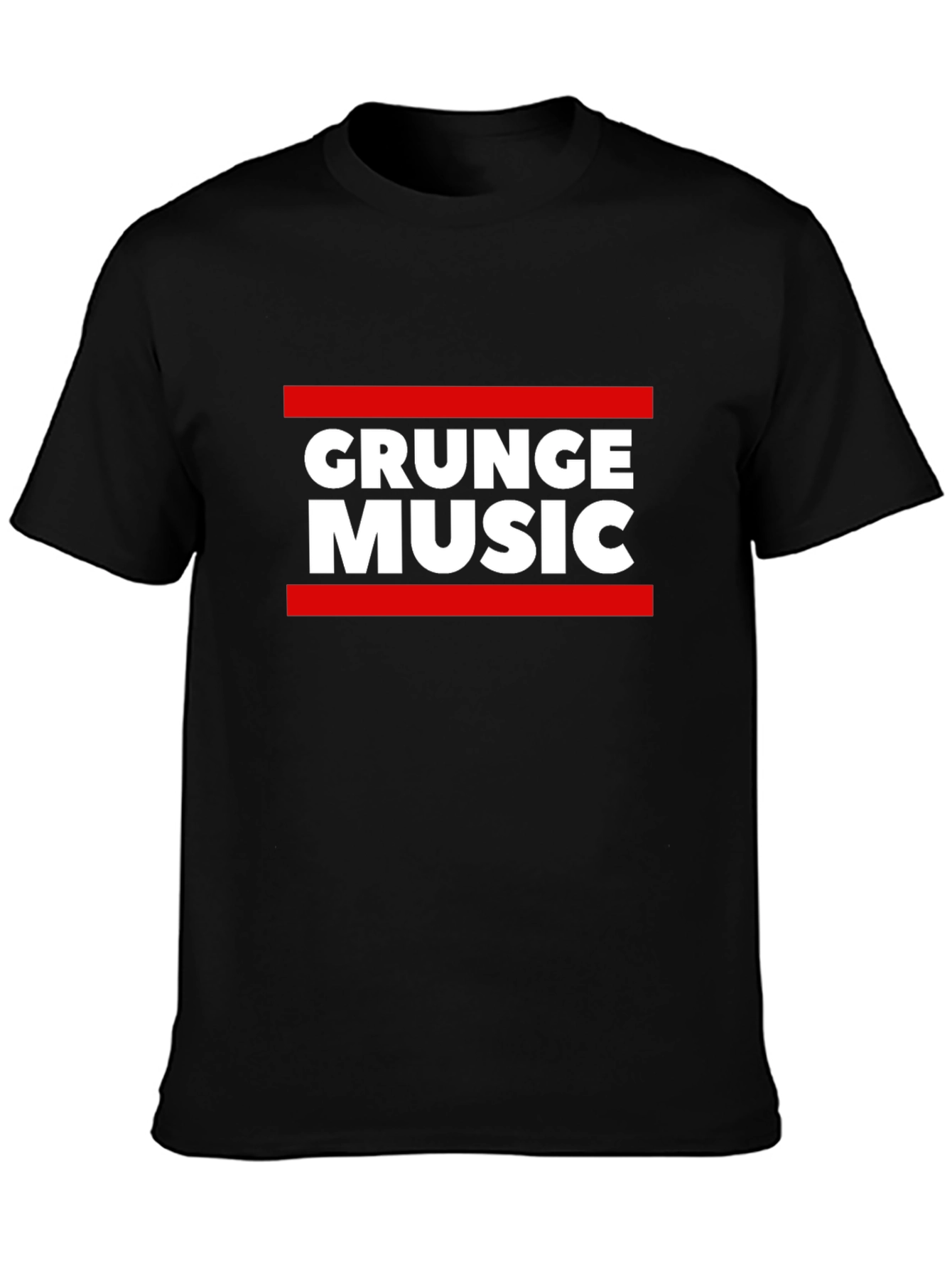 Grunge Music T-Shirt - Black Graphic Tee