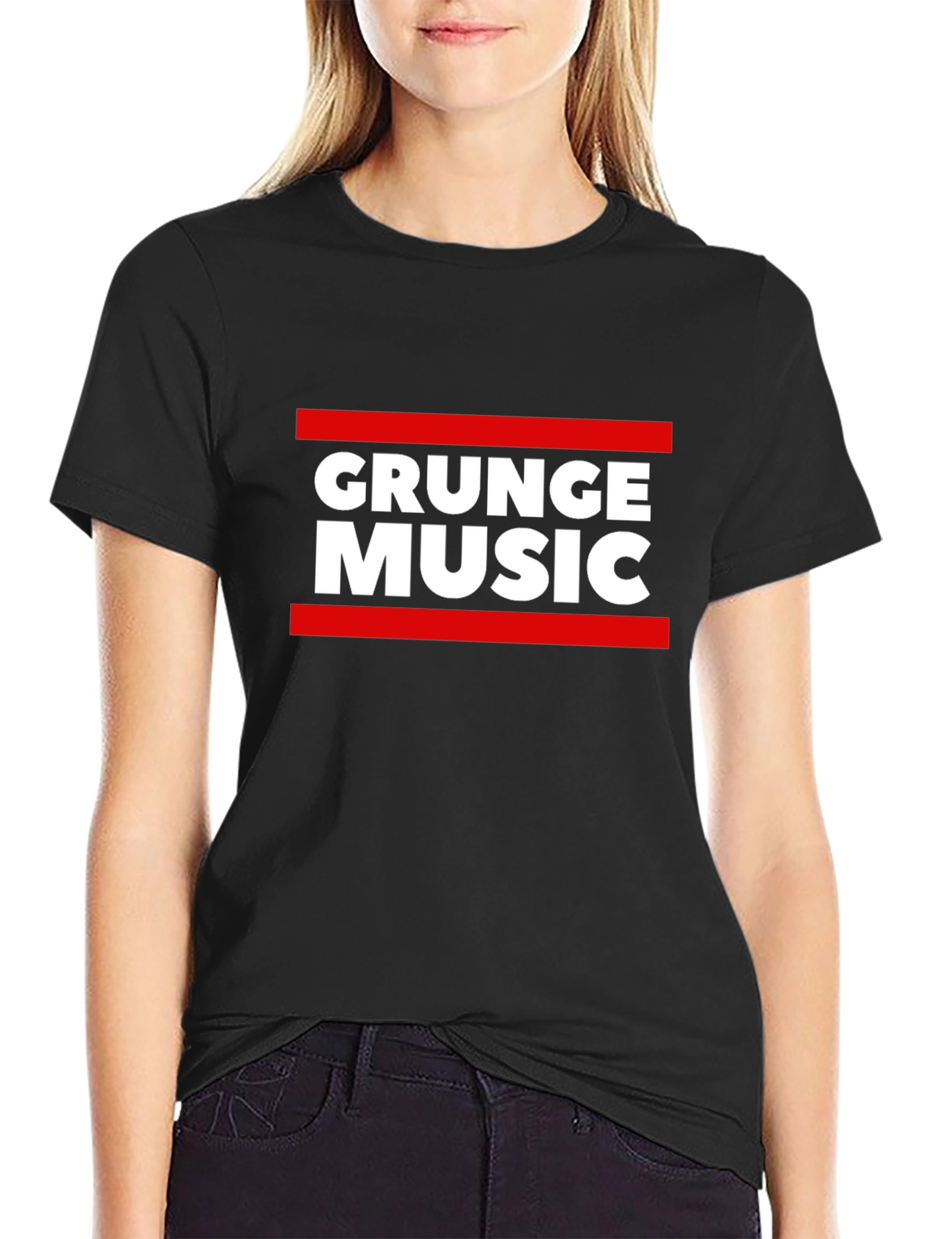 Grunge Music T-Shirt - Black Graphic Tee