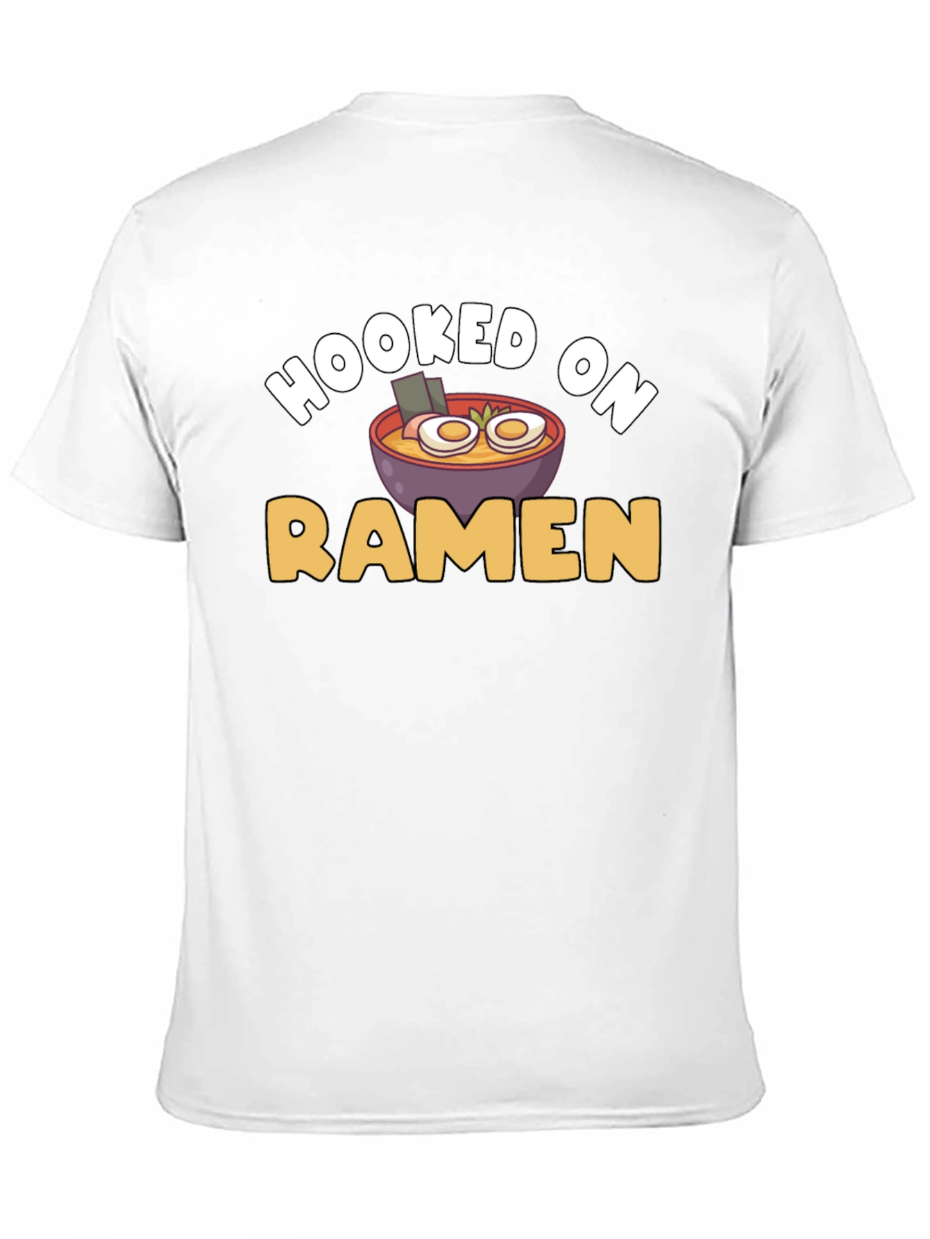 Hooked on Ramen T-Shirt - Funny Foodie Tee