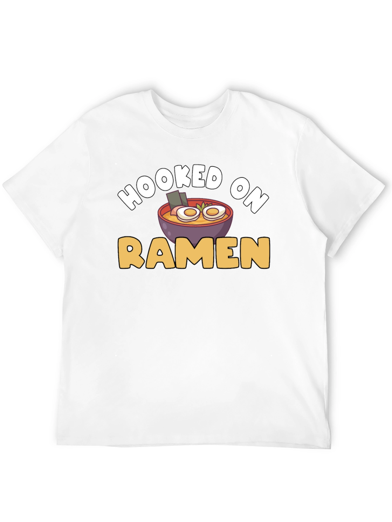 Hooked on Ramen T-Shirt - Funny Foodie Tee
