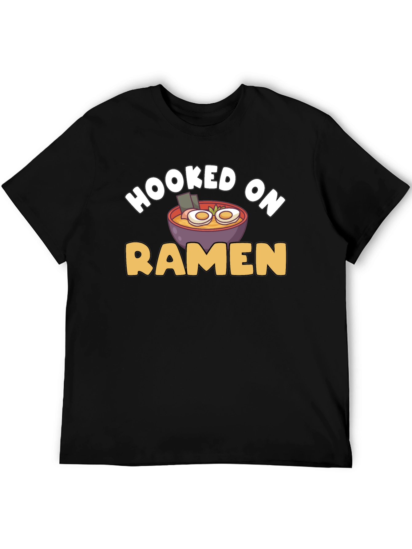 Hooked on Ramen T-Shirt - Funny Foodie Tee