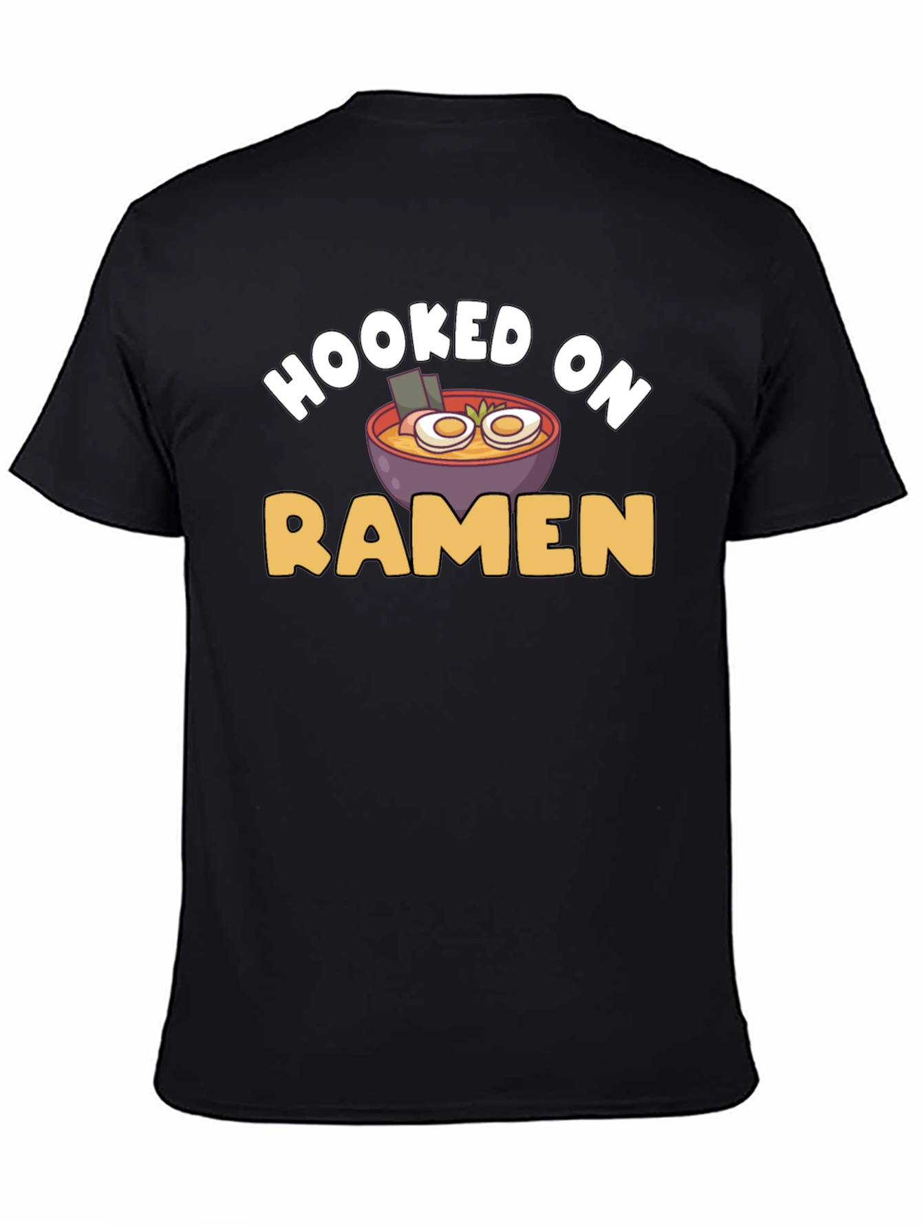 Hooked on Ramen T-Shirt - Funny Foodie Tee
